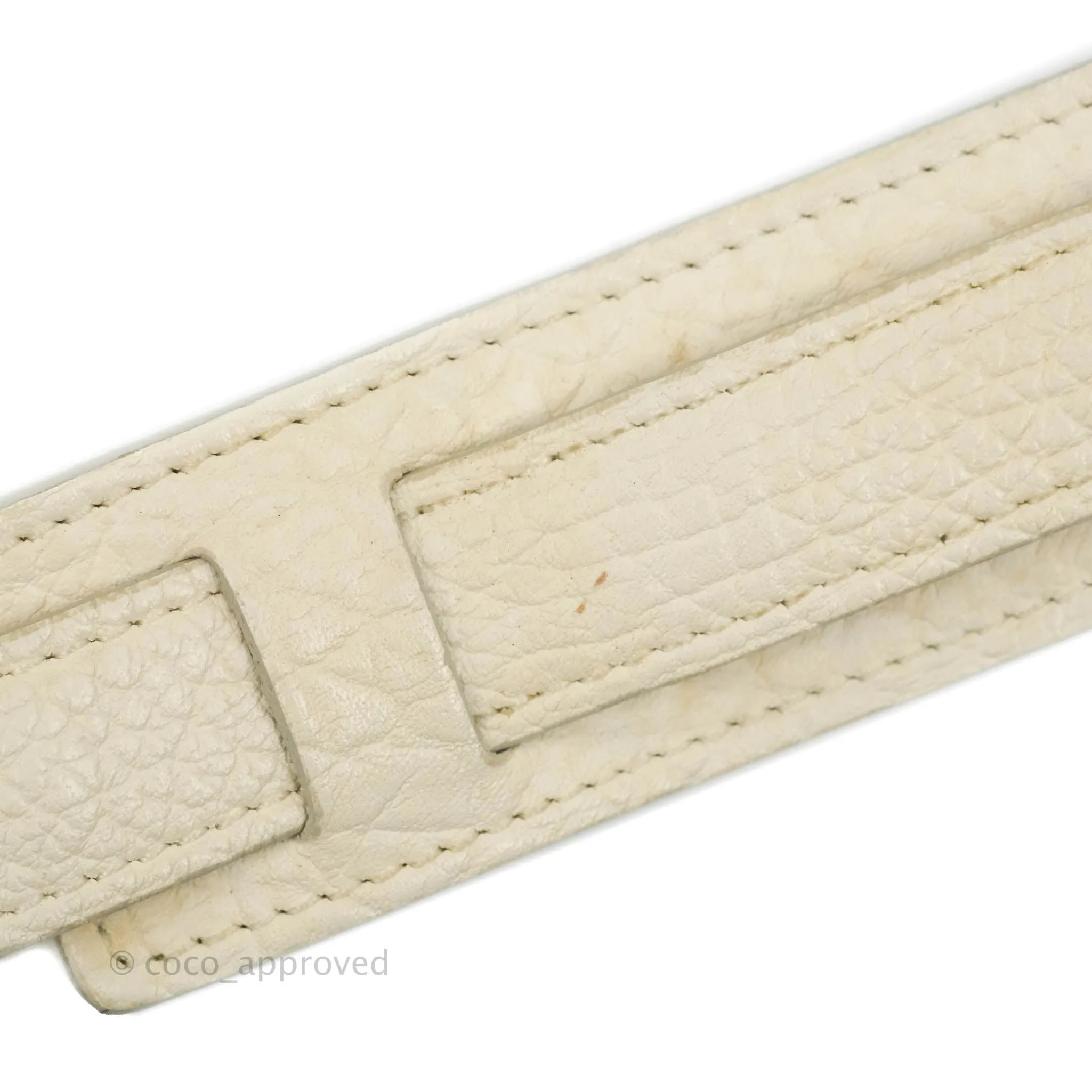 Celine Small Sleek Calfskin Tri-Color Trapeze Ivory