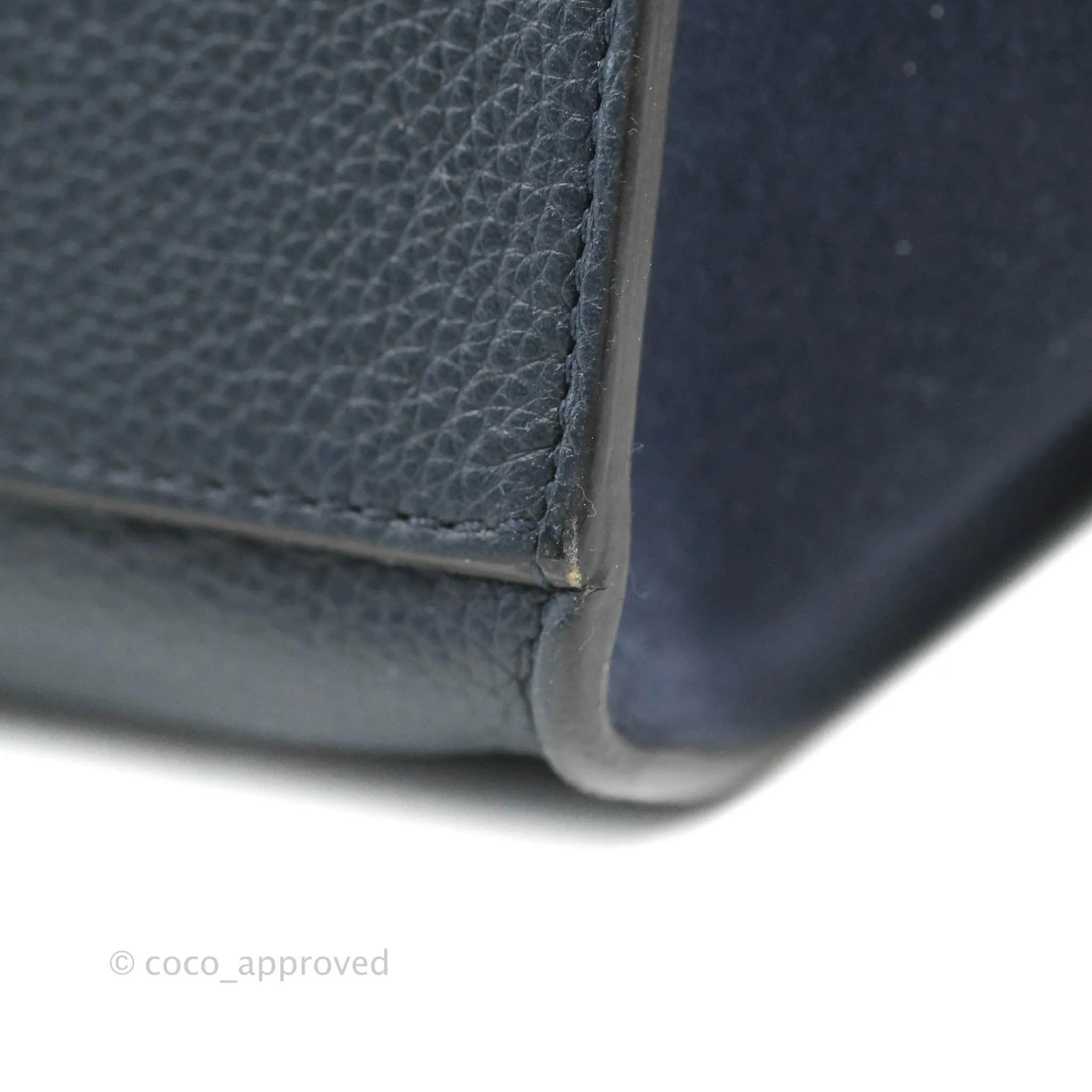 Celine Small Sleek Trapeze Navy Calfskin