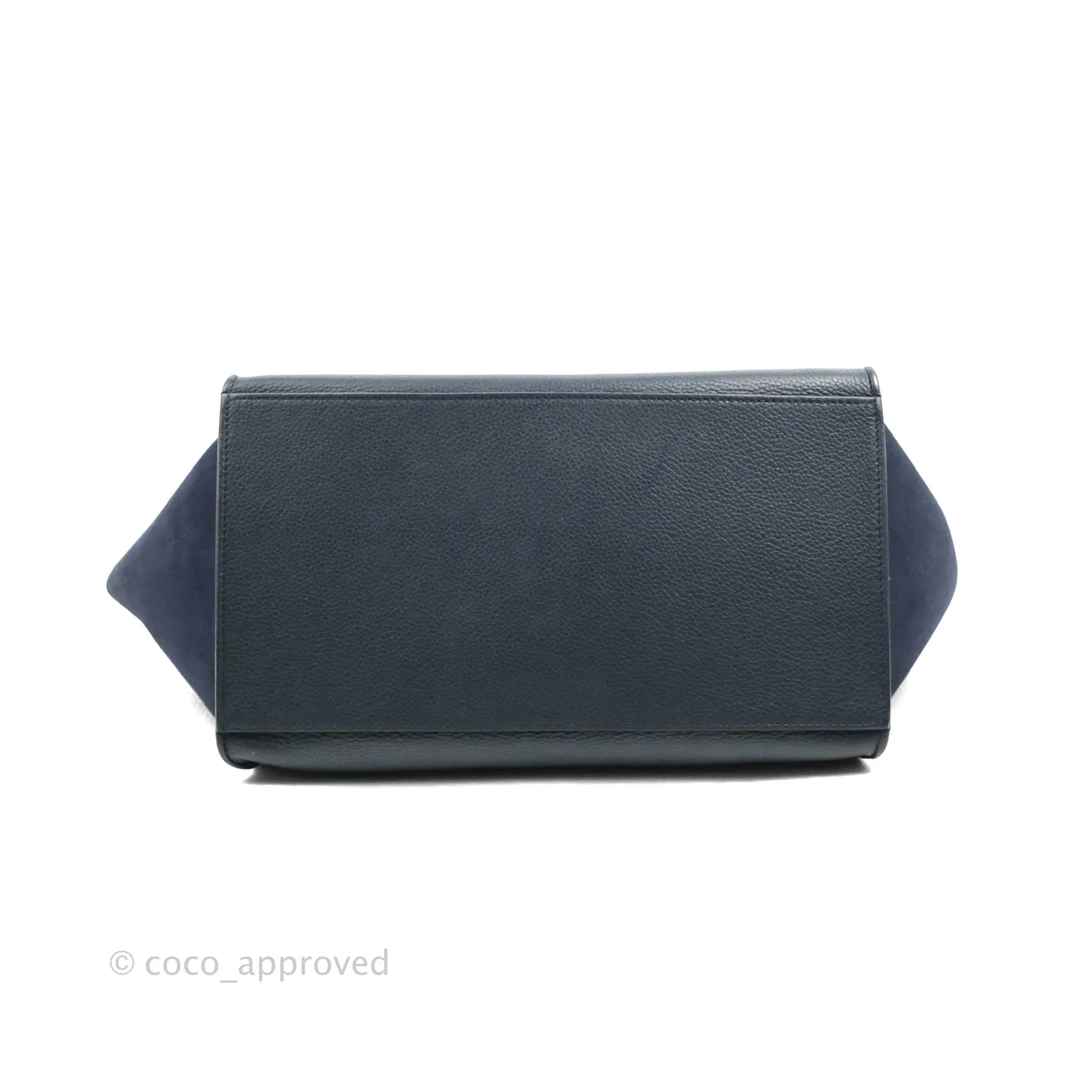 Celine Small Sleek Trapeze Navy Calfskin