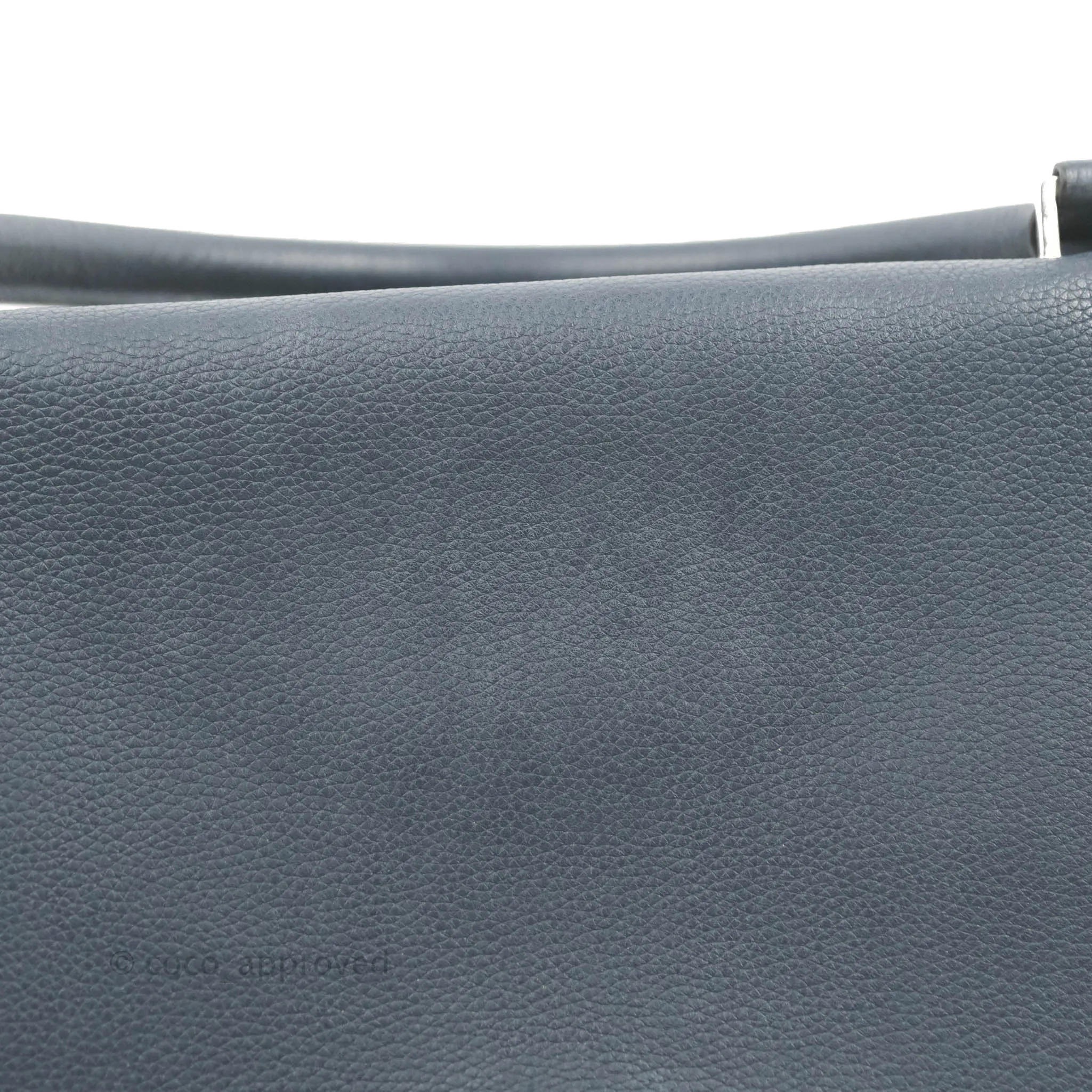 Celine Small Sleek Trapeze Navy Calfskin