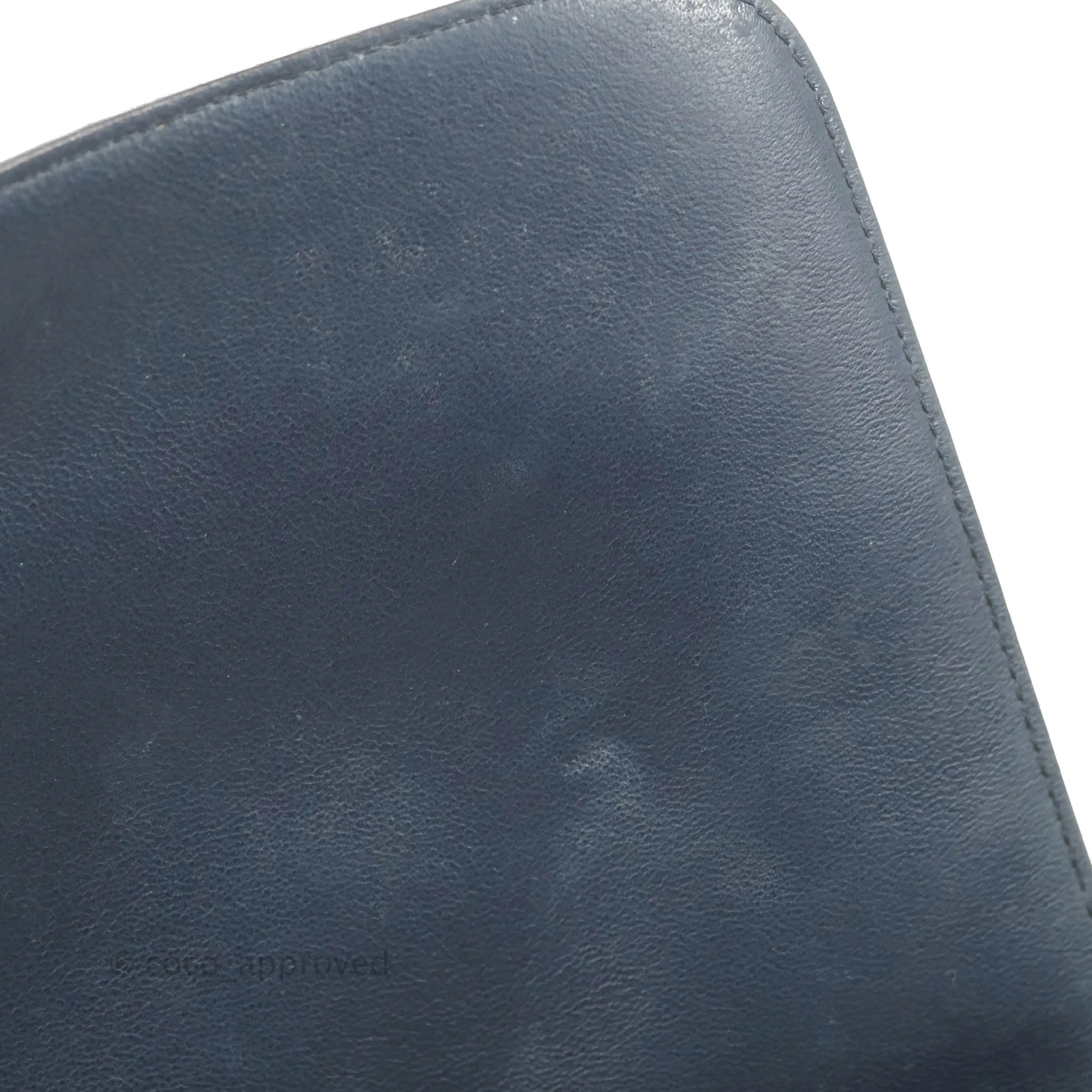 Celine Small Sleek Trapeze Navy Calfskin