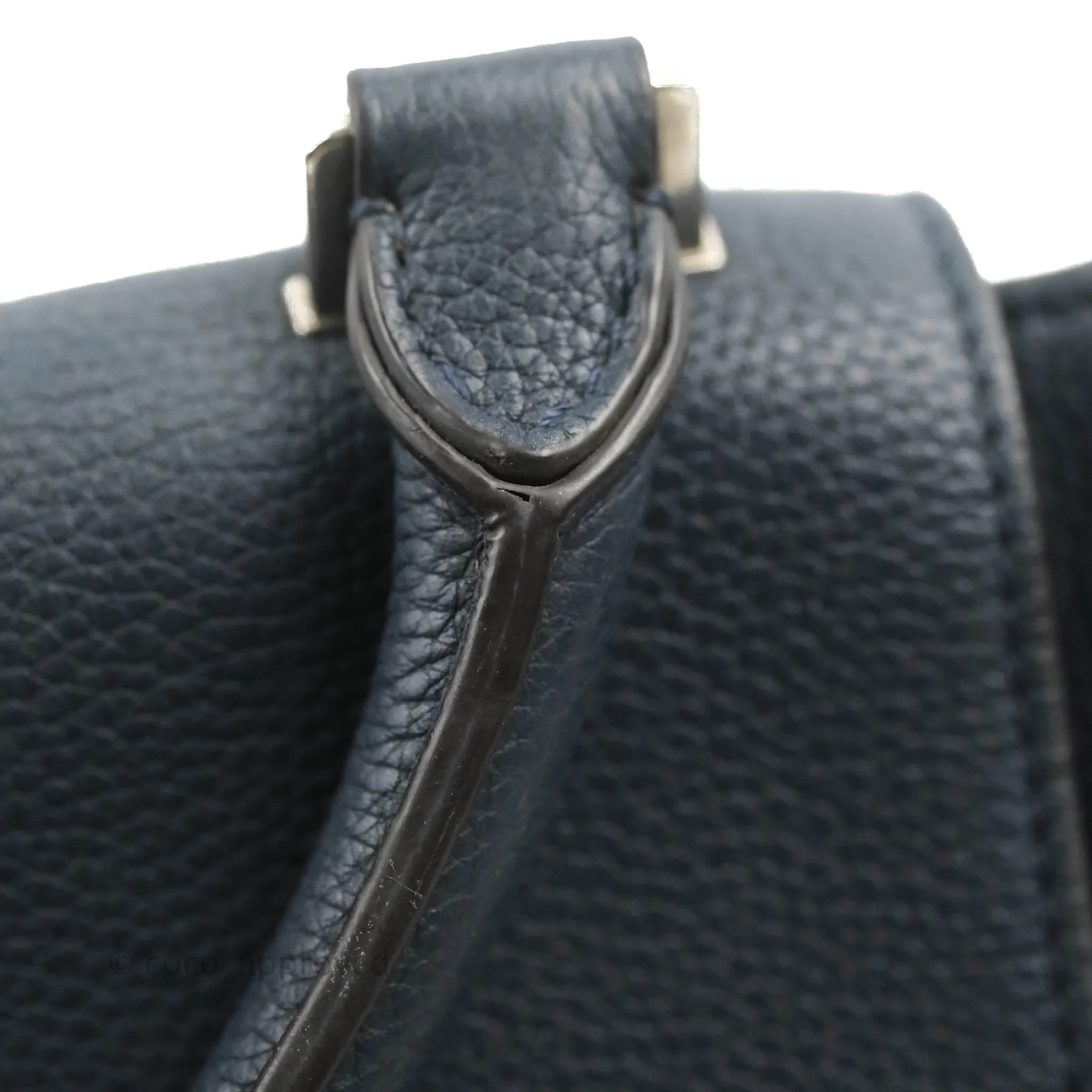 Celine Small Sleek Trapeze Navy Calfskin