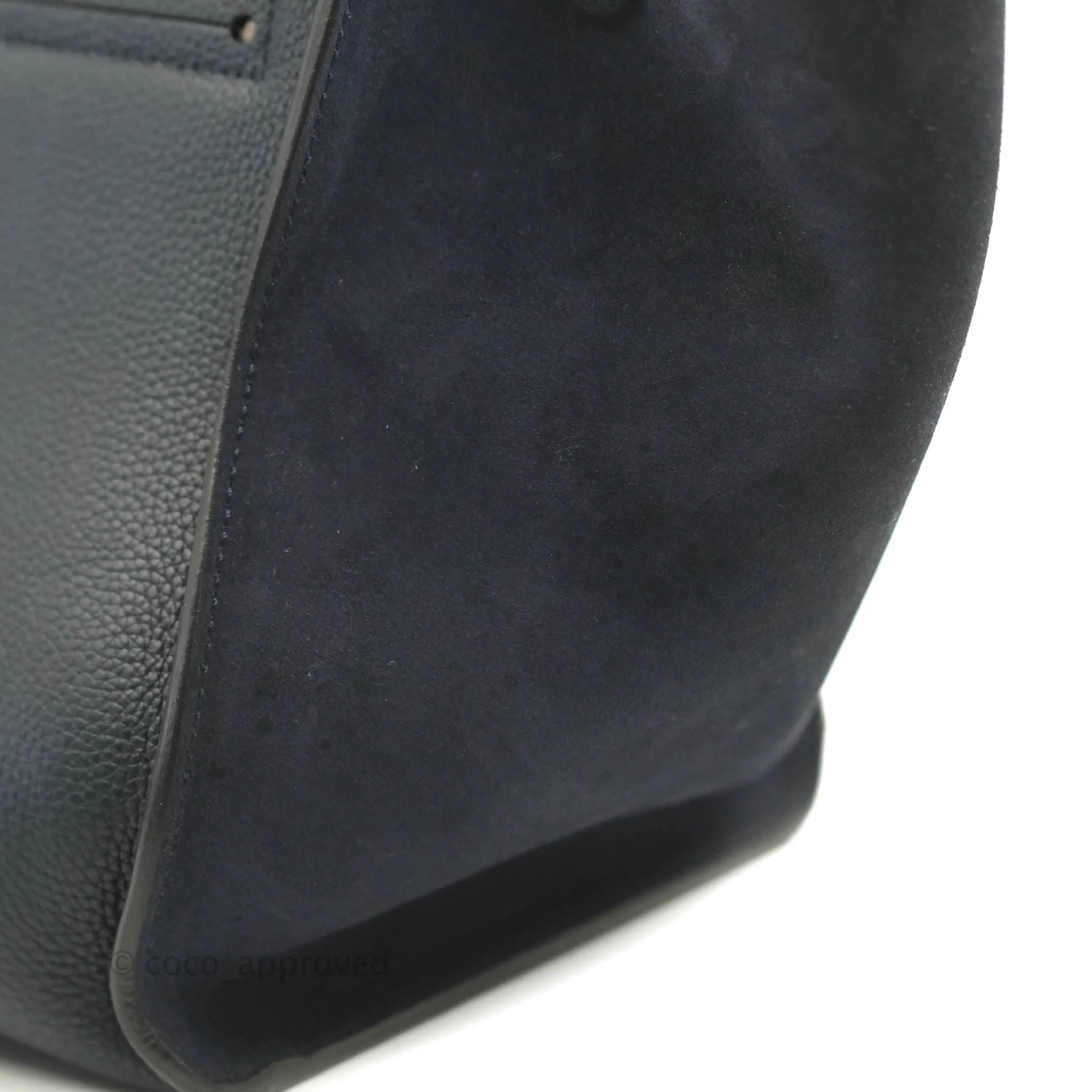 Celine Small Sleek Trapeze Navy Calfskin