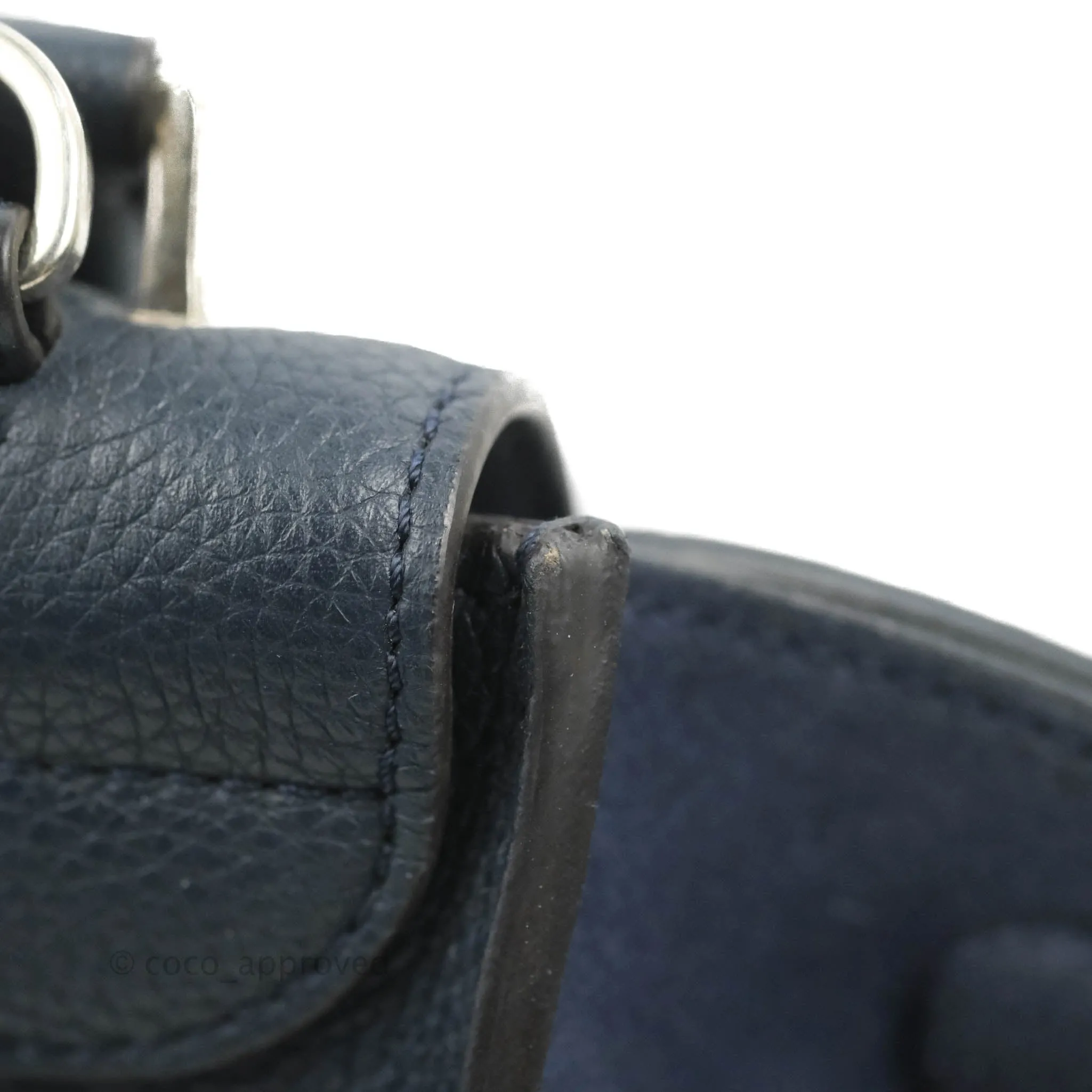 Celine Small Sleek Trapeze Navy Calfskin
