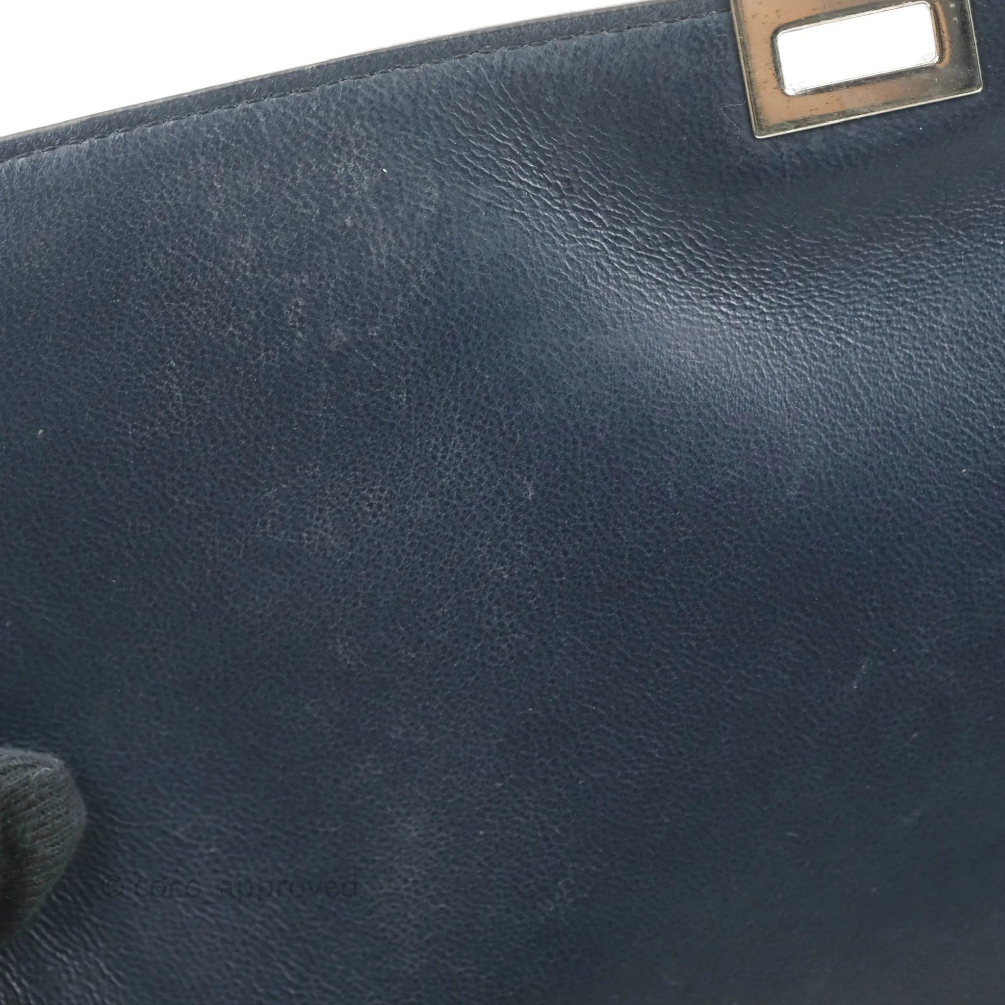 Celine Small Sleek Trapeze Navy Calfskin