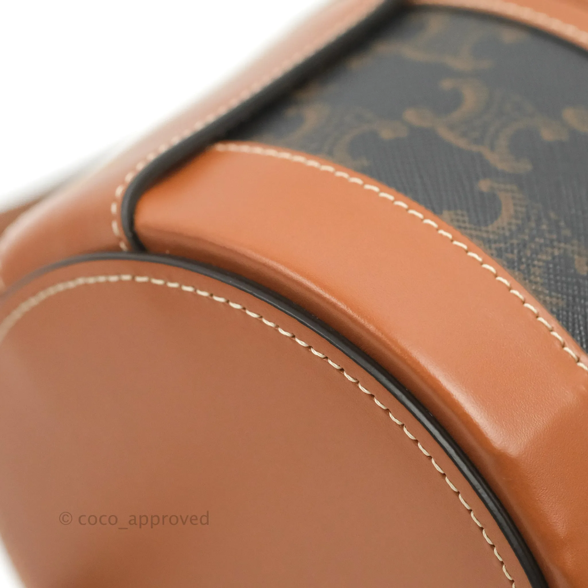 Celine Small Tambour Triomphe Canvas