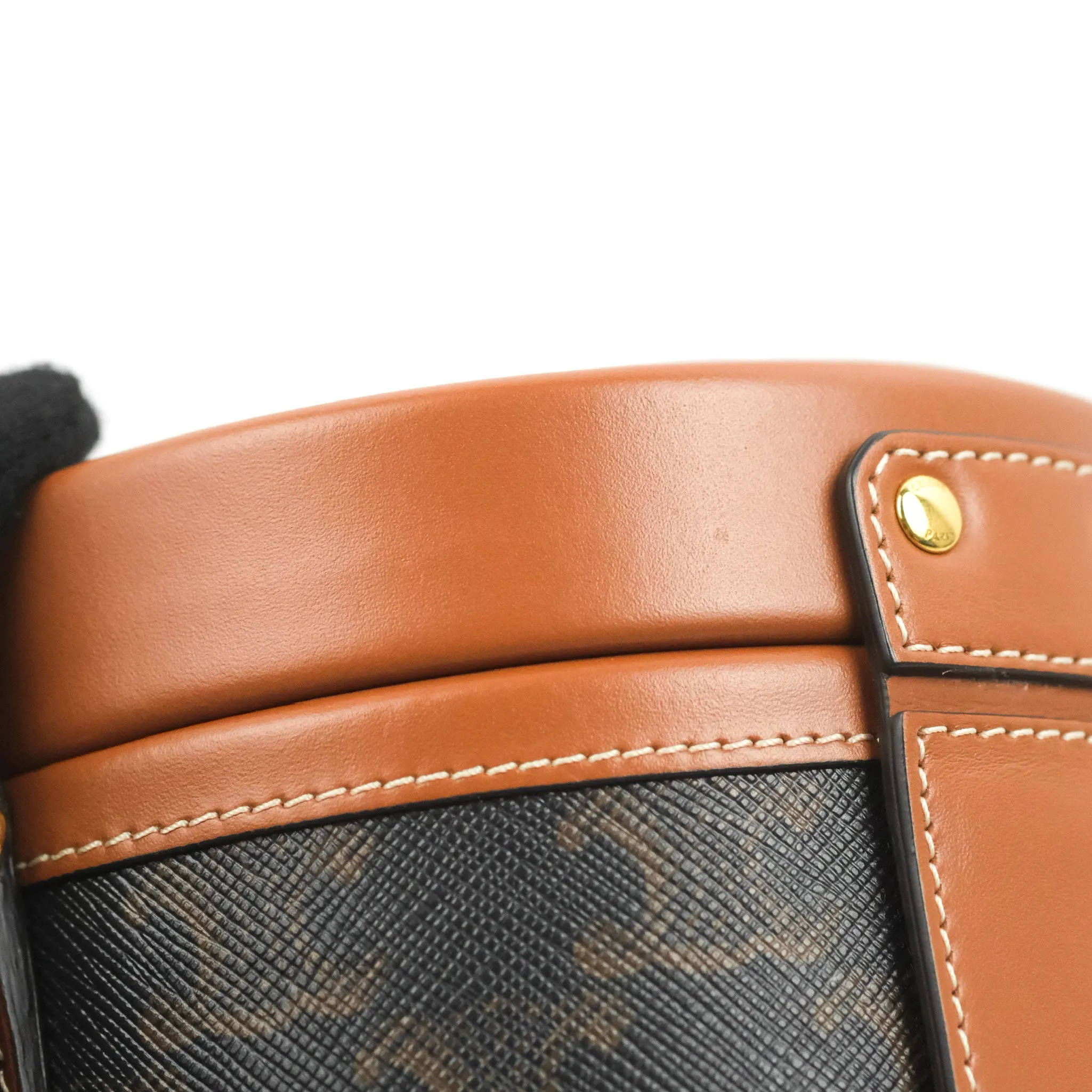Celine Small Tambour Triomphe Canvas