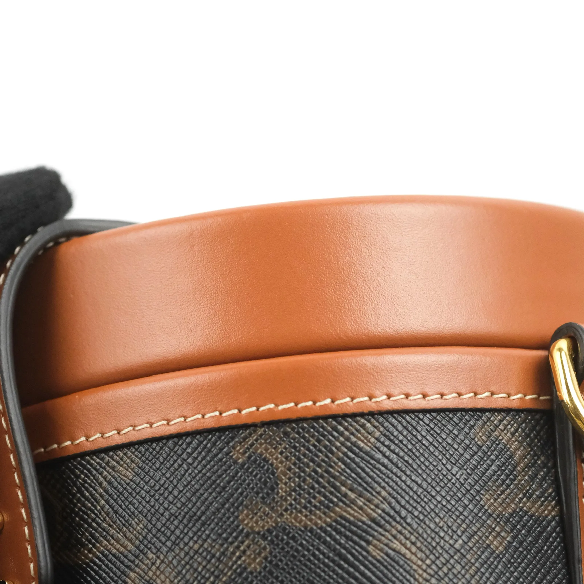 Celine Small Tambour Triomphe Canvas