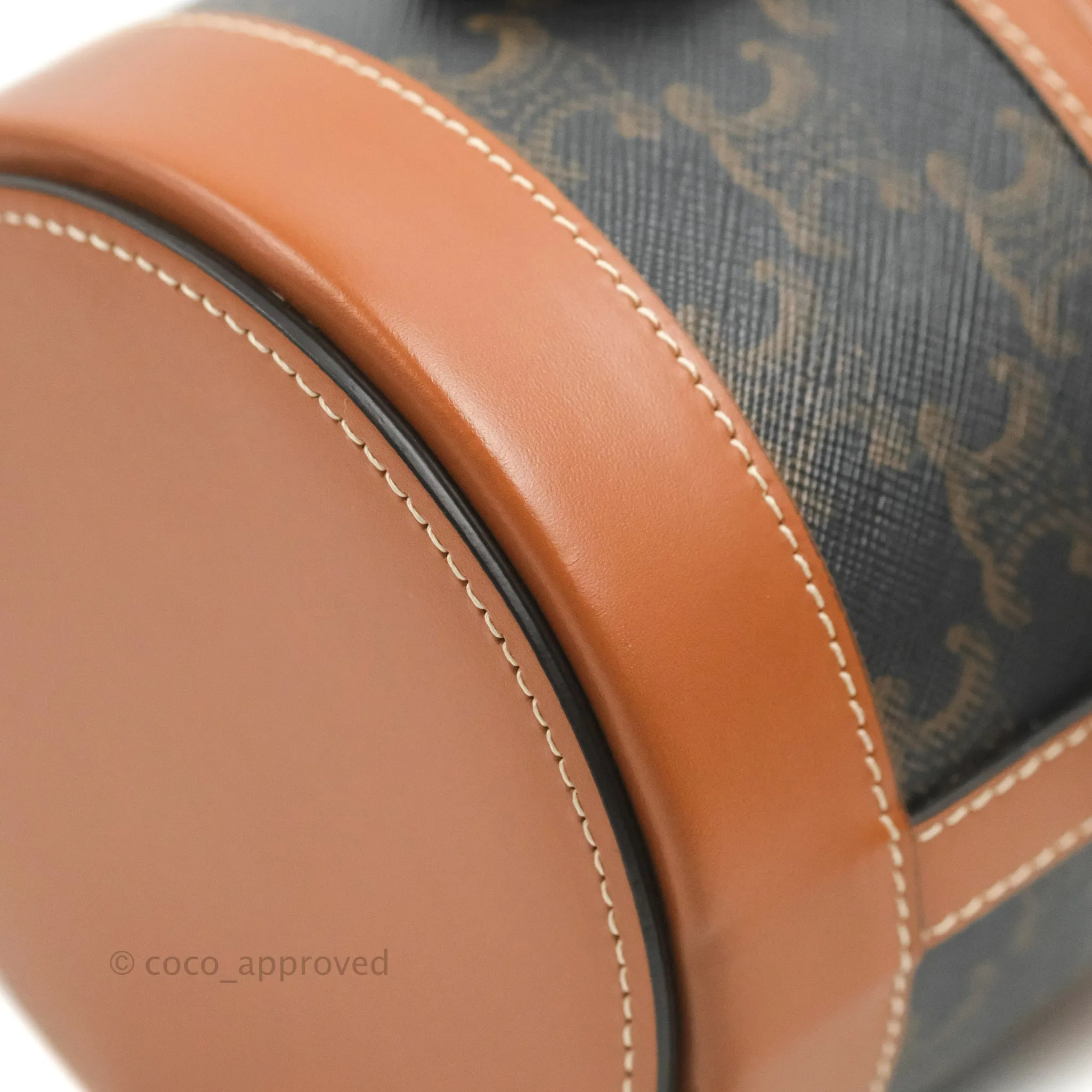 Celine Small Tambour Triomphe Canvas