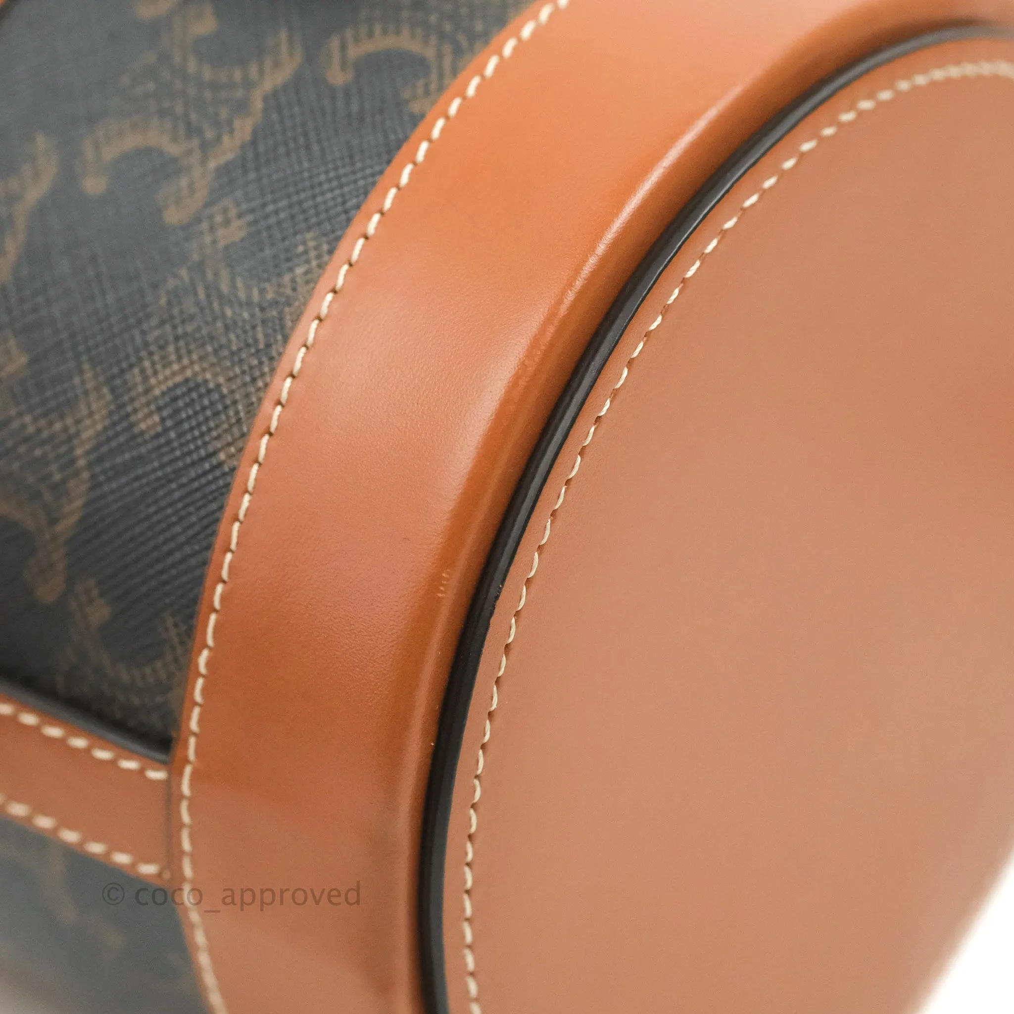 Celine Small Tambour Triomphe Canvas
