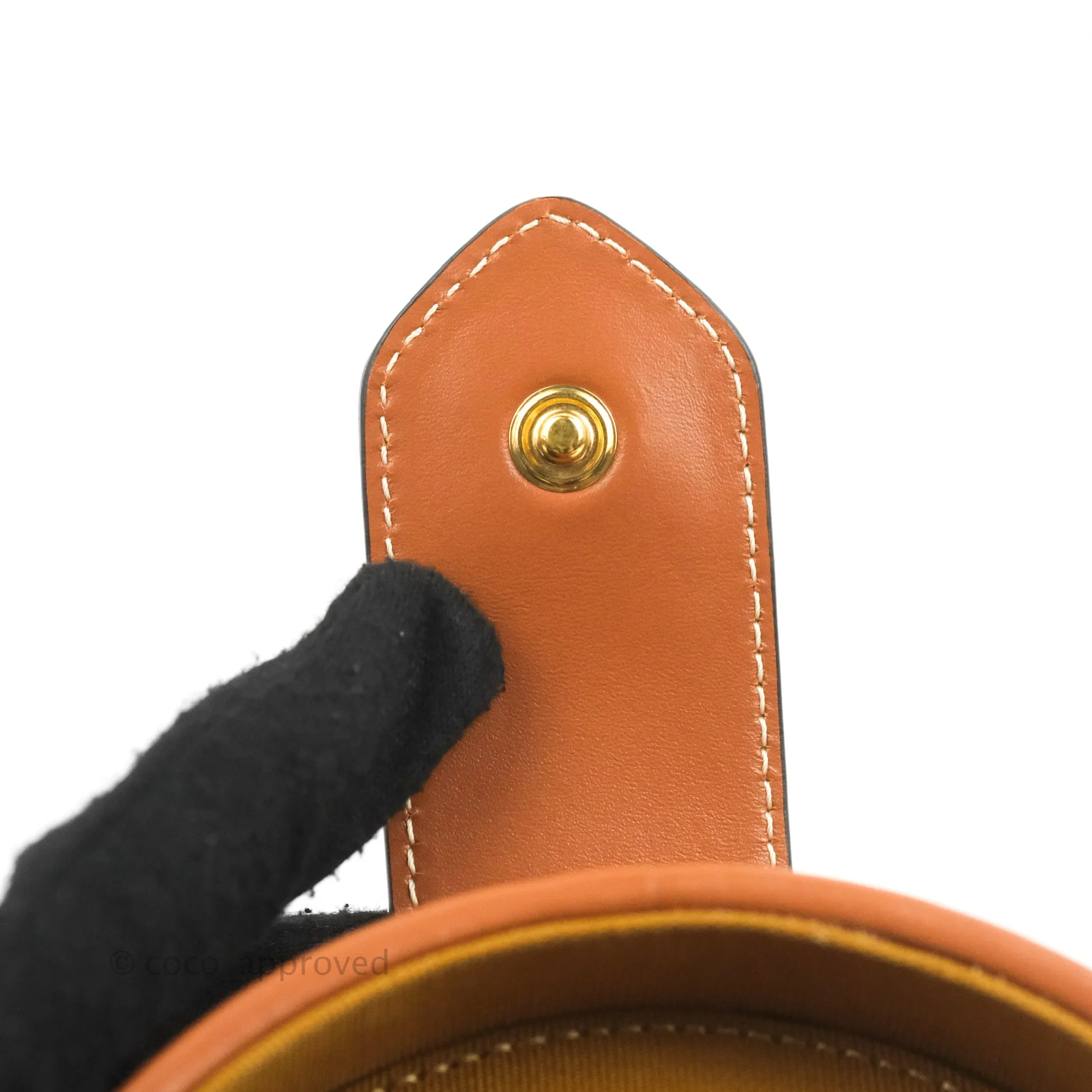 Celine Small Tambour Triomphe Canvas