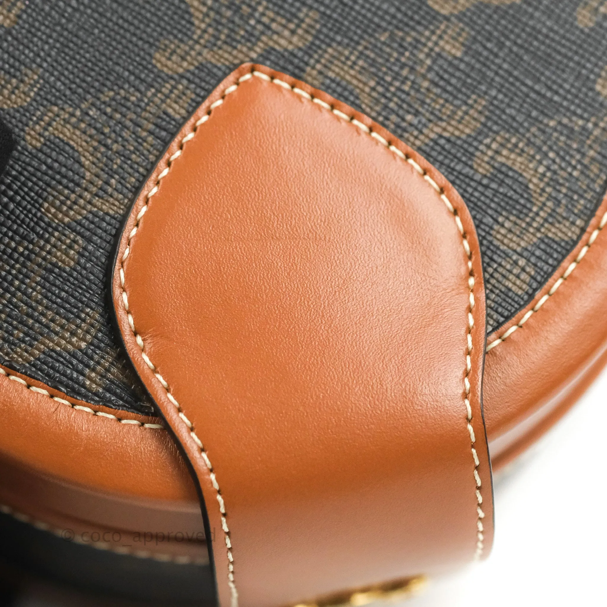 Celine Small Tambour Triomphe Canvas