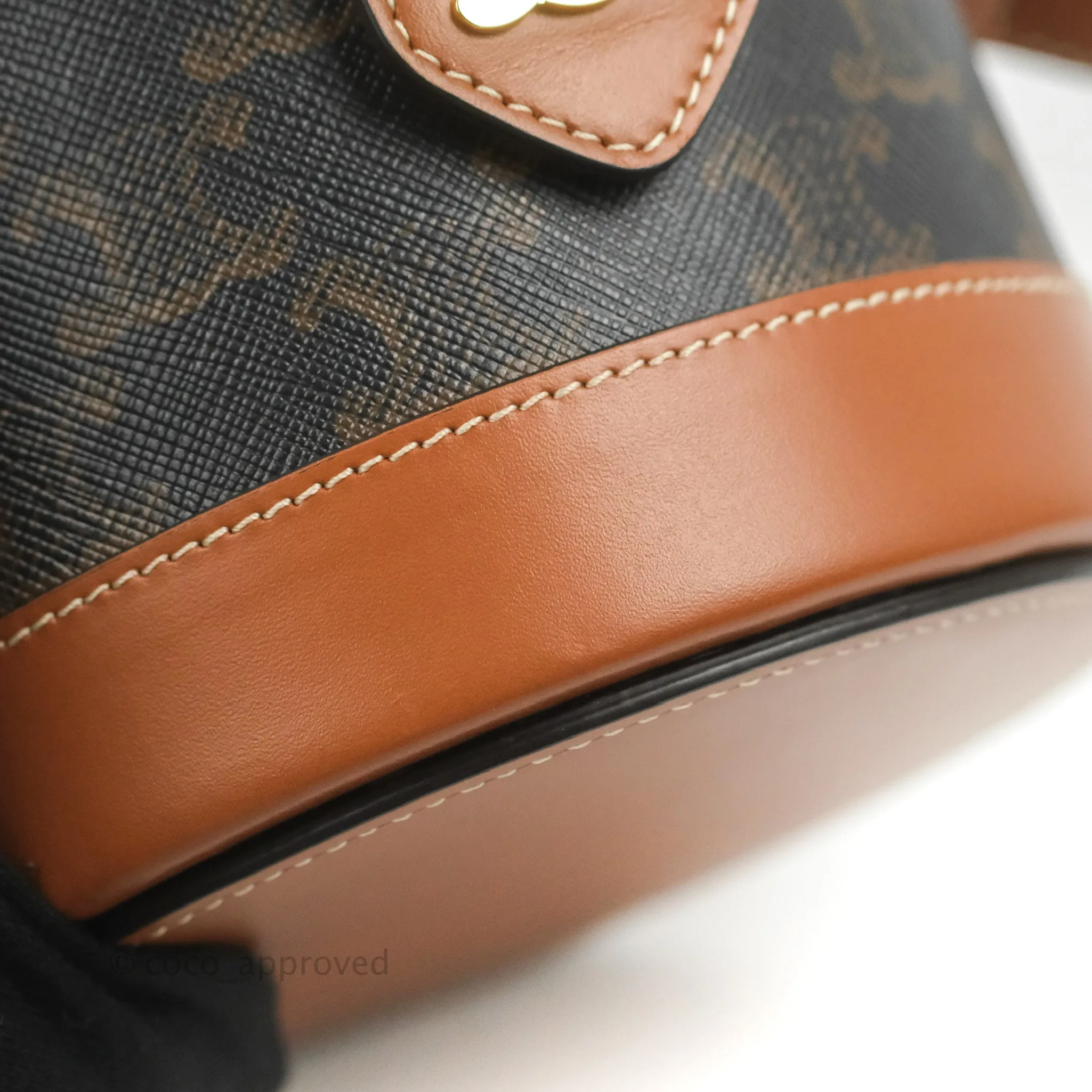 Celine Small Tambour Triomphe Canvas
