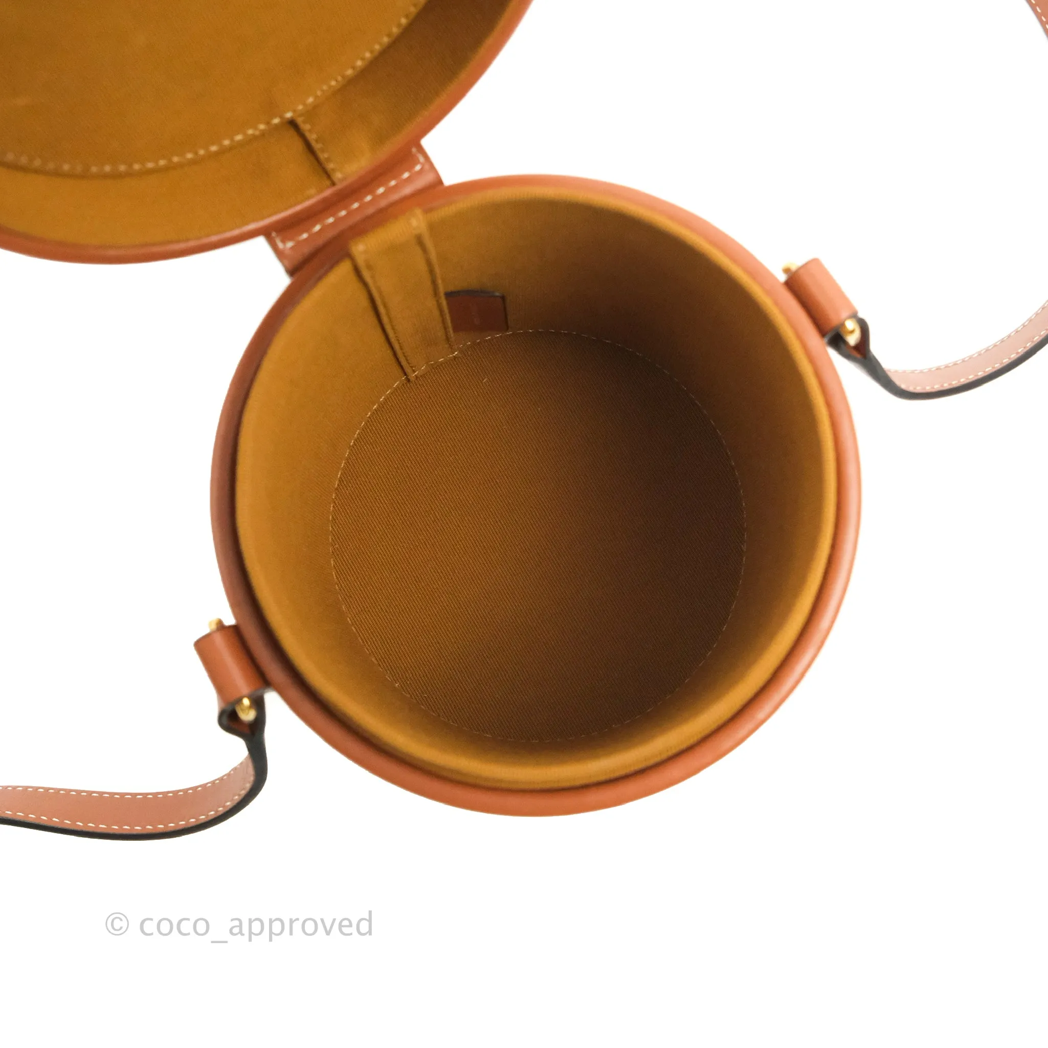Celine Small Tambour Triomphe Canvas