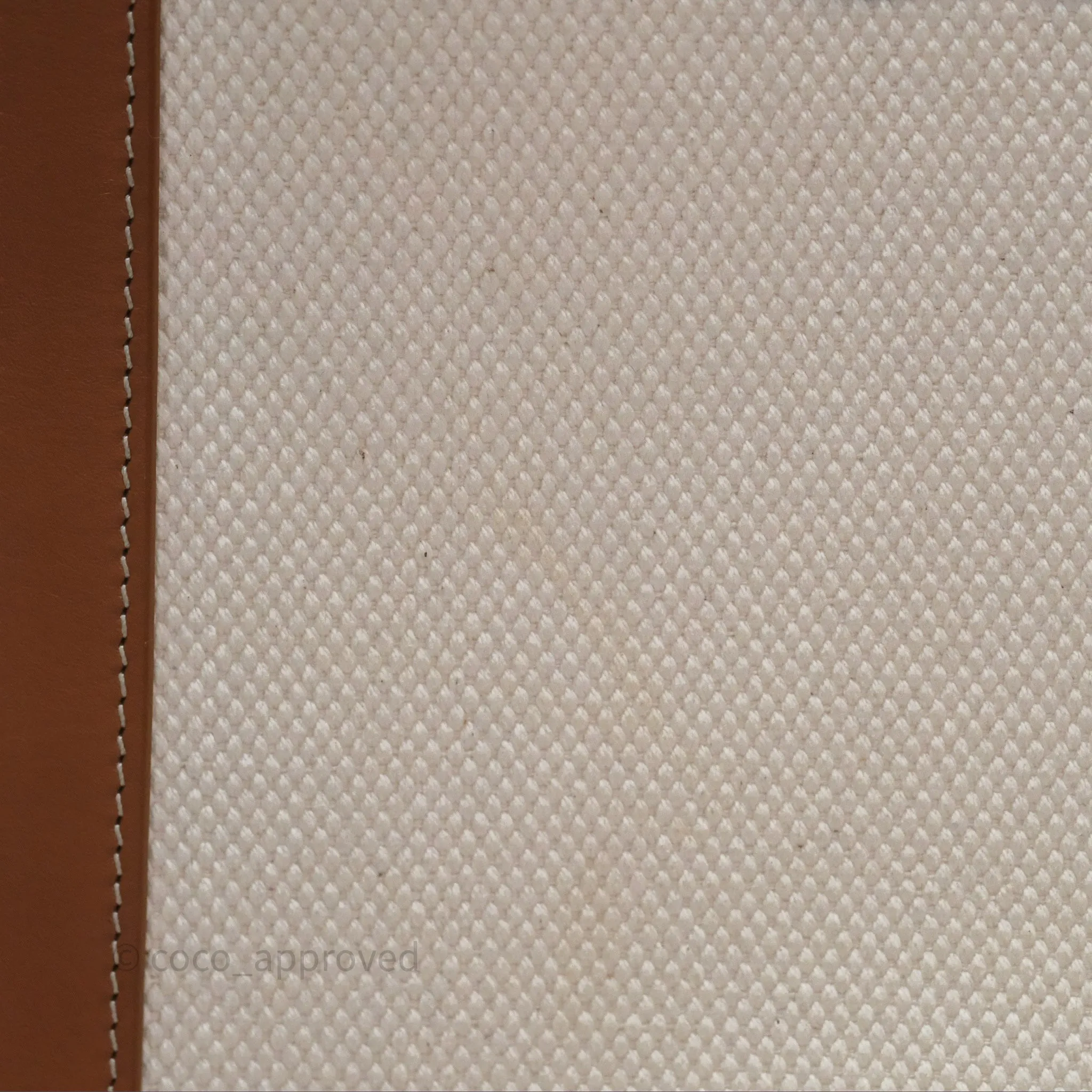 Celine Small Vertical Cabas Tote With Celine Print Natural/ Tan