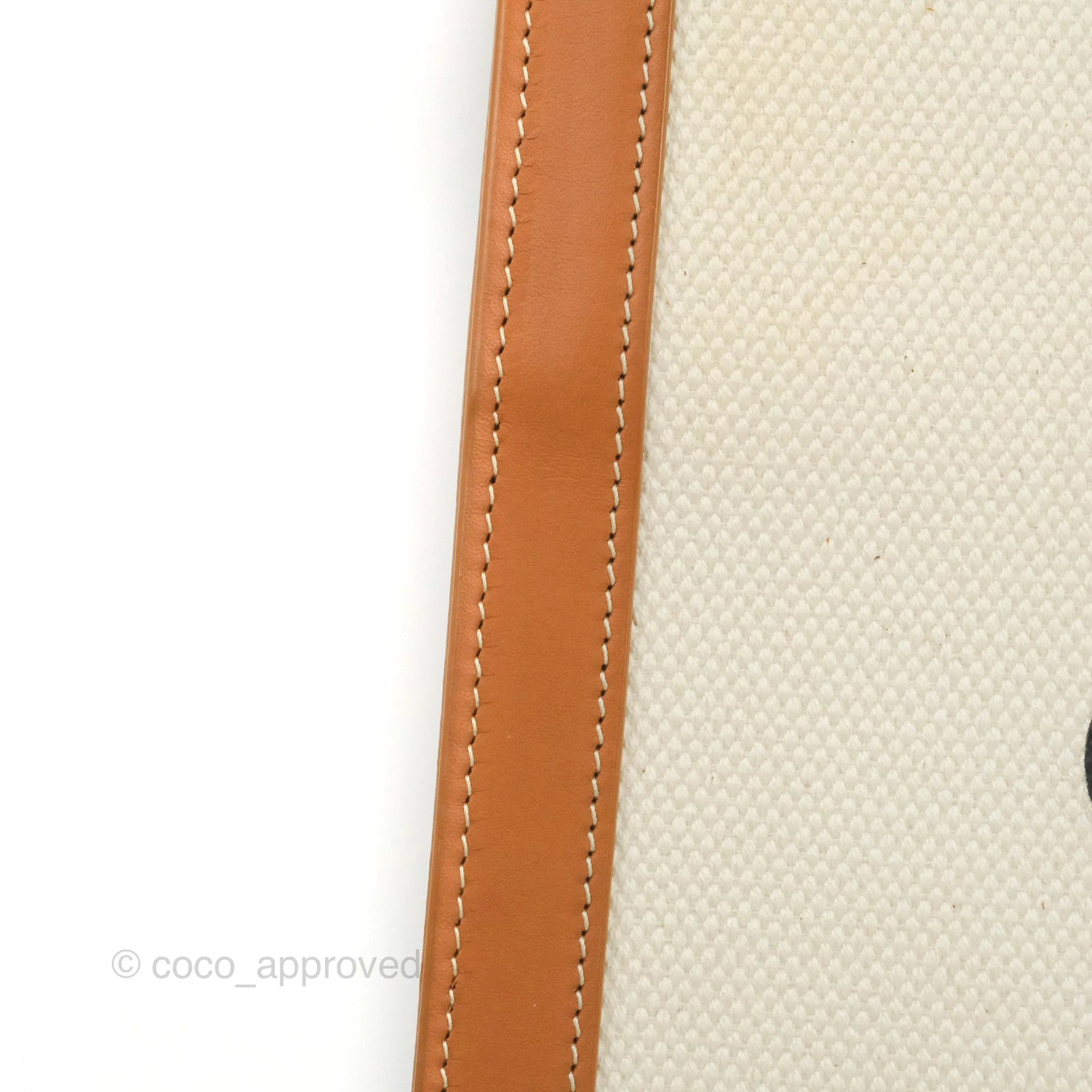 Celine Small Vertical Cabas Tote With Celine Print Natural/Tan