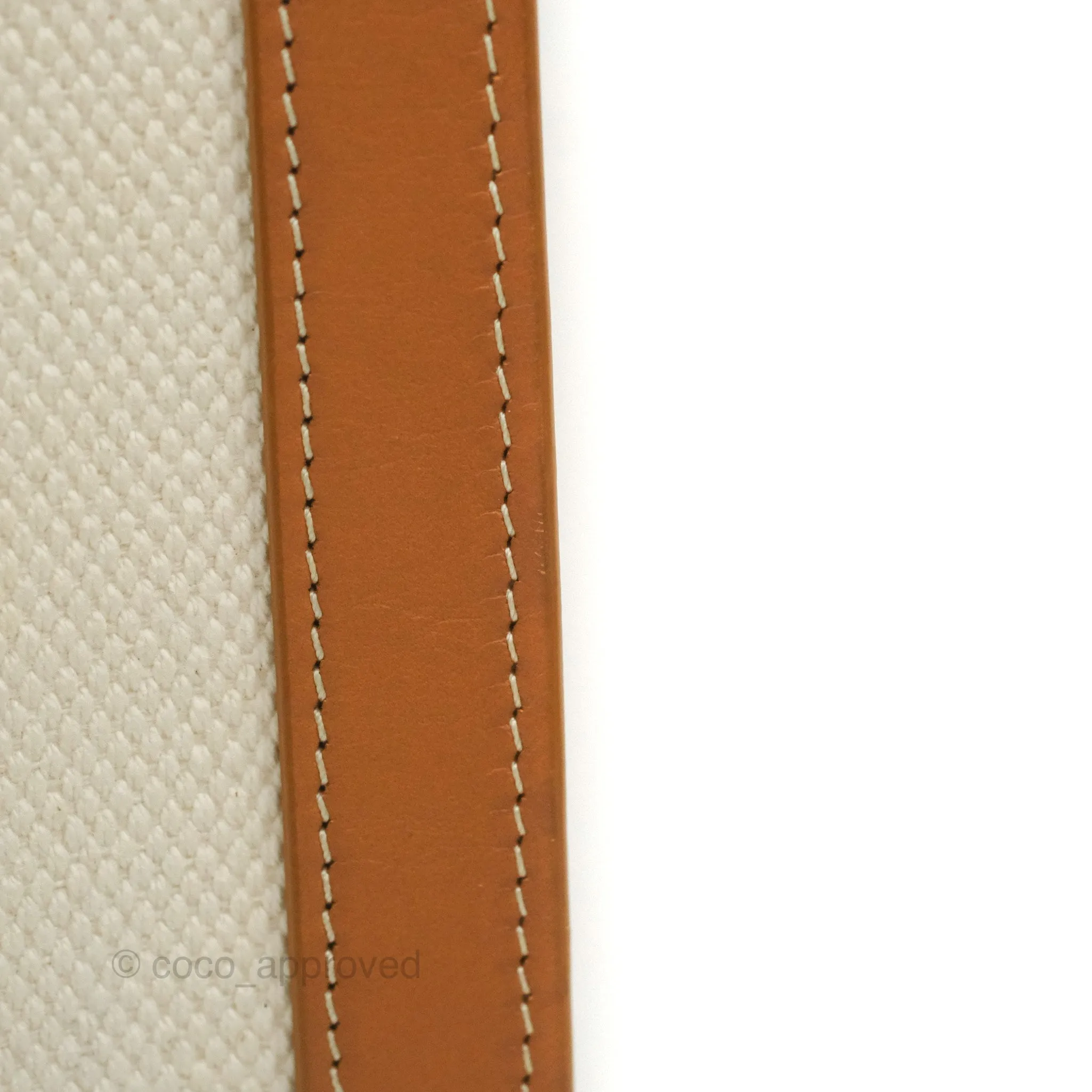Celine Small Vertical Cabas Tote With Celine Print Natural/Tan