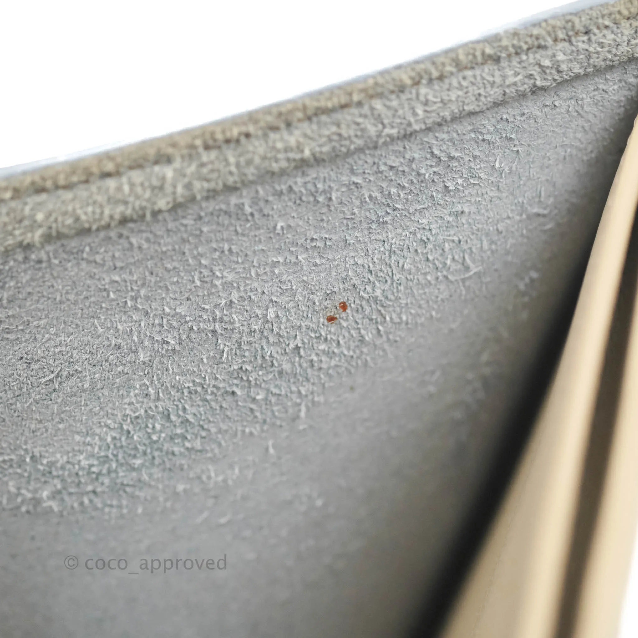 Celine Strap Medium Wallet Grained Leather Blue/Taupe