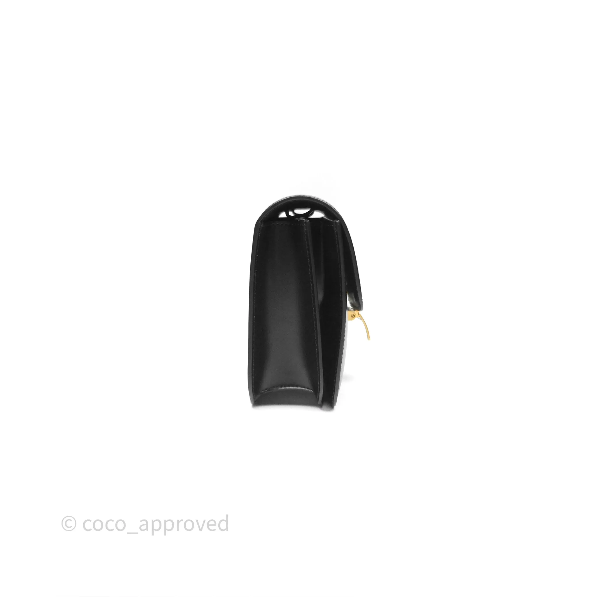 Celine Teen Classic Box Flap Black Calfskin