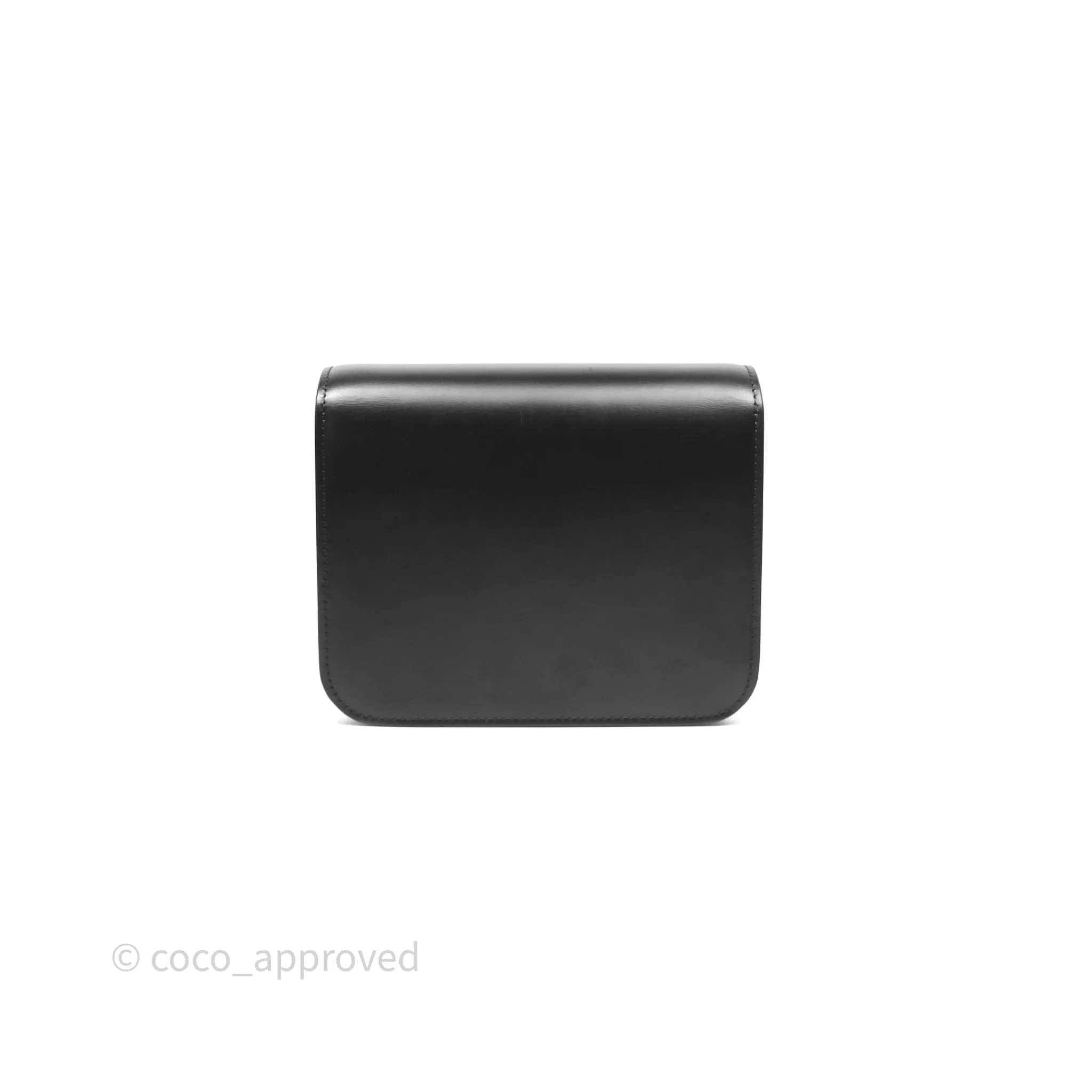 Celine Teen Classic Box Flap Black Calfskin
