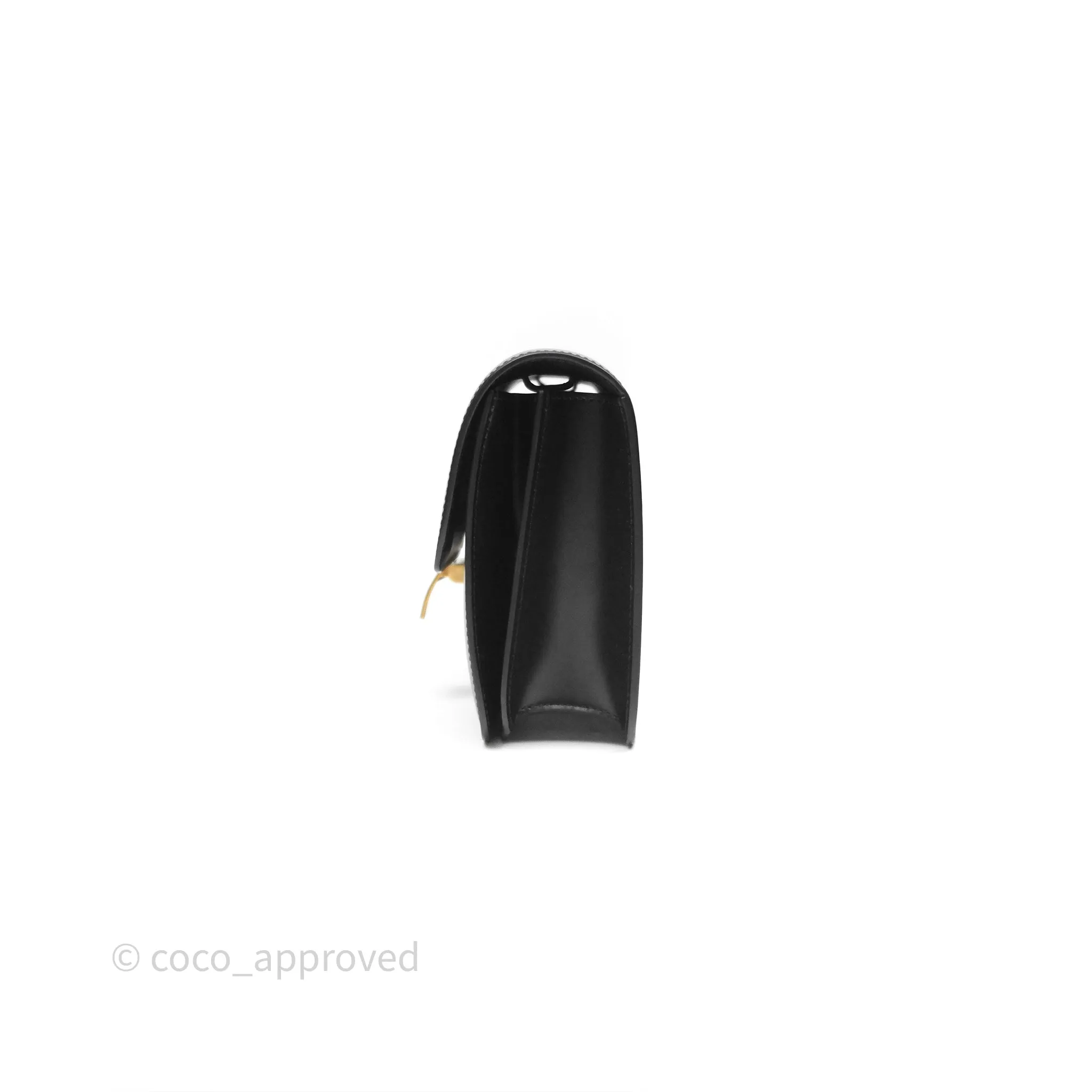 Celine Teen Classic Box Flap Black Calfskin