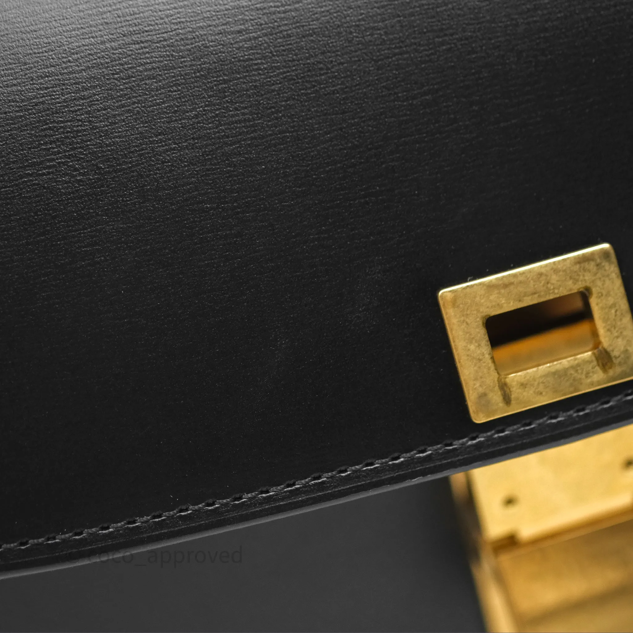 Celine Teen Classic Box Flap Black Calfskin