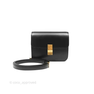 Celine Teen Classic Box Flap Black Calfskin