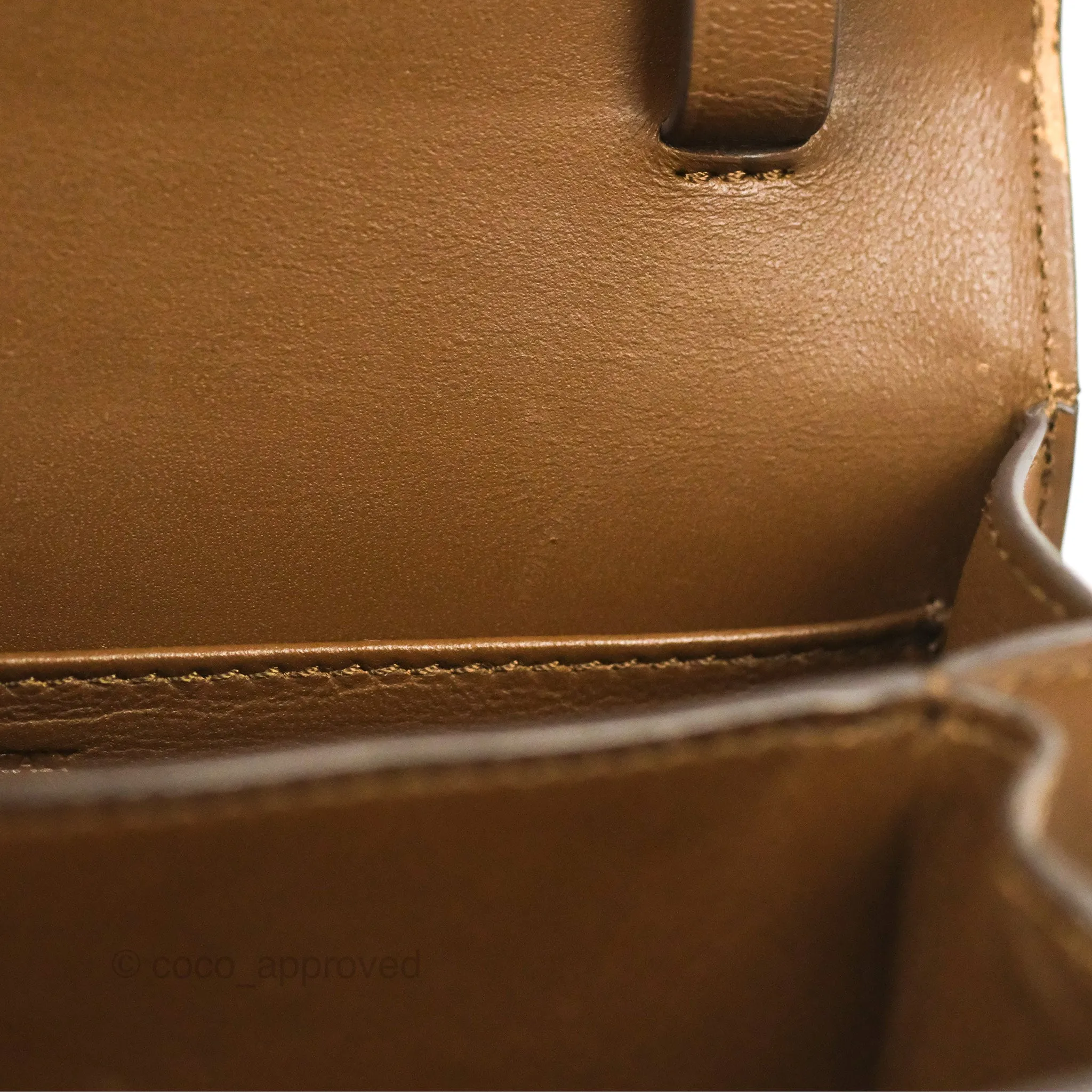 Celine Teen Classic Box Flap Caramel Box Calfskin