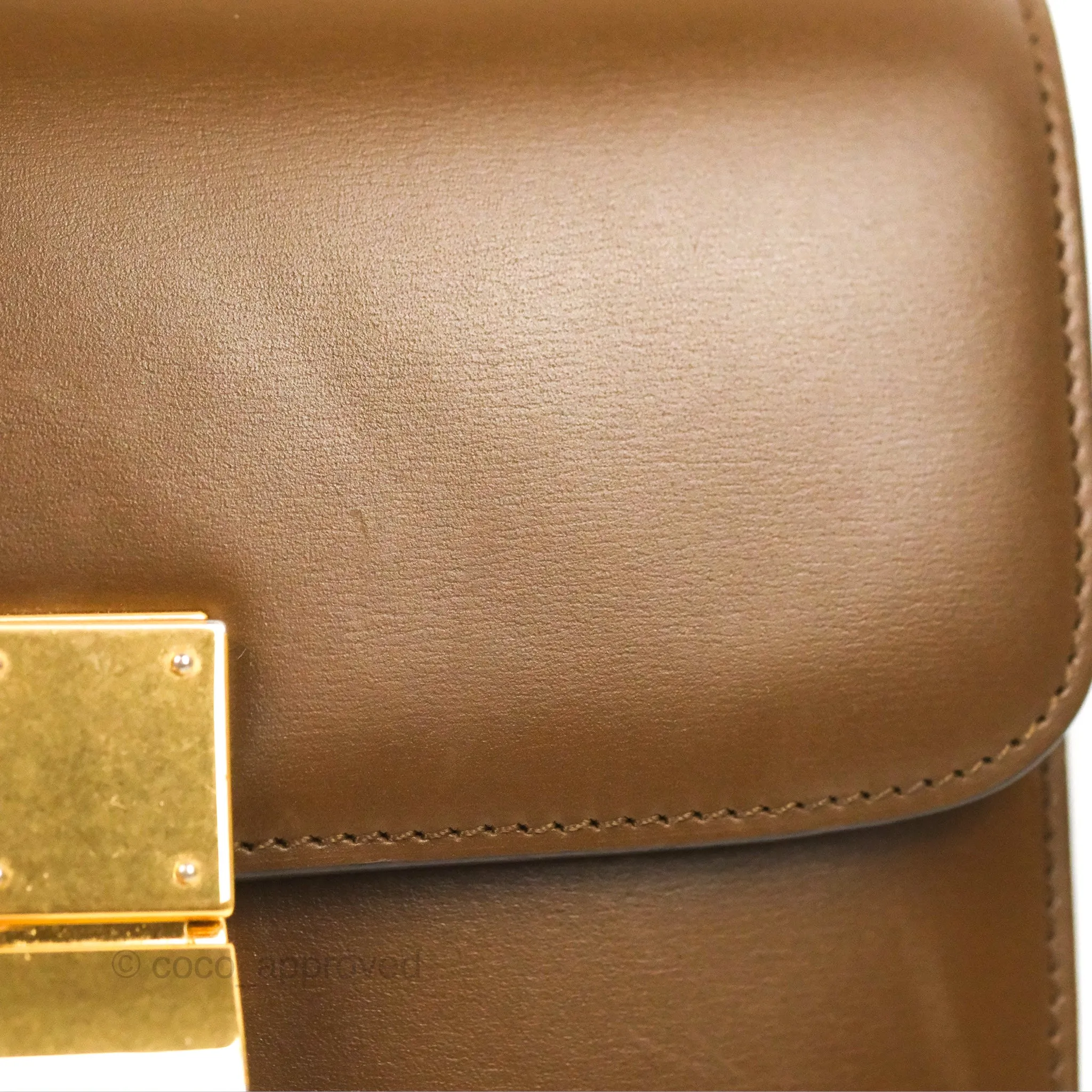 Celine Teen Classic Box Flap Caramel Box Calfskin