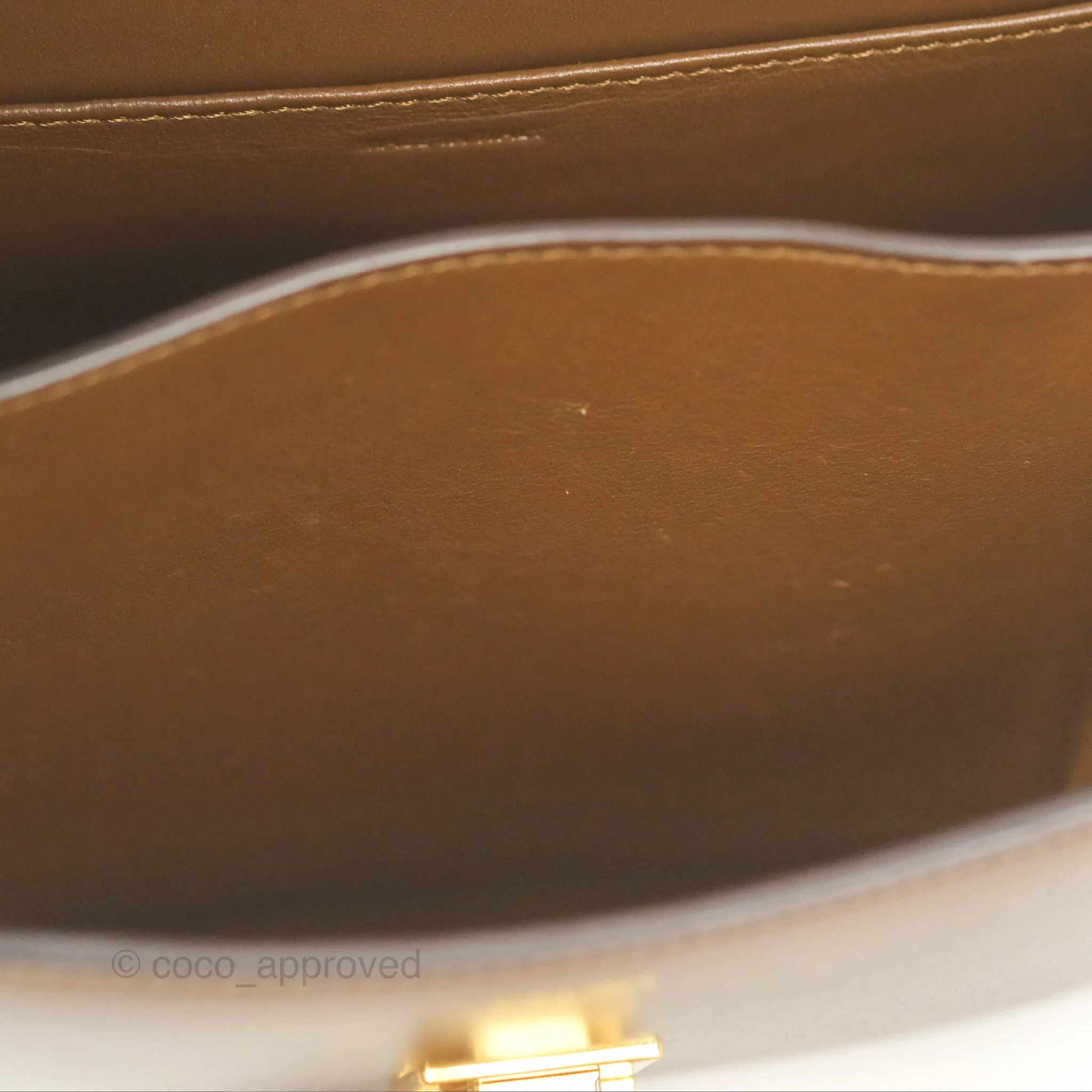 Celine Teen Classic Box Flap Caramel Box Calfskin