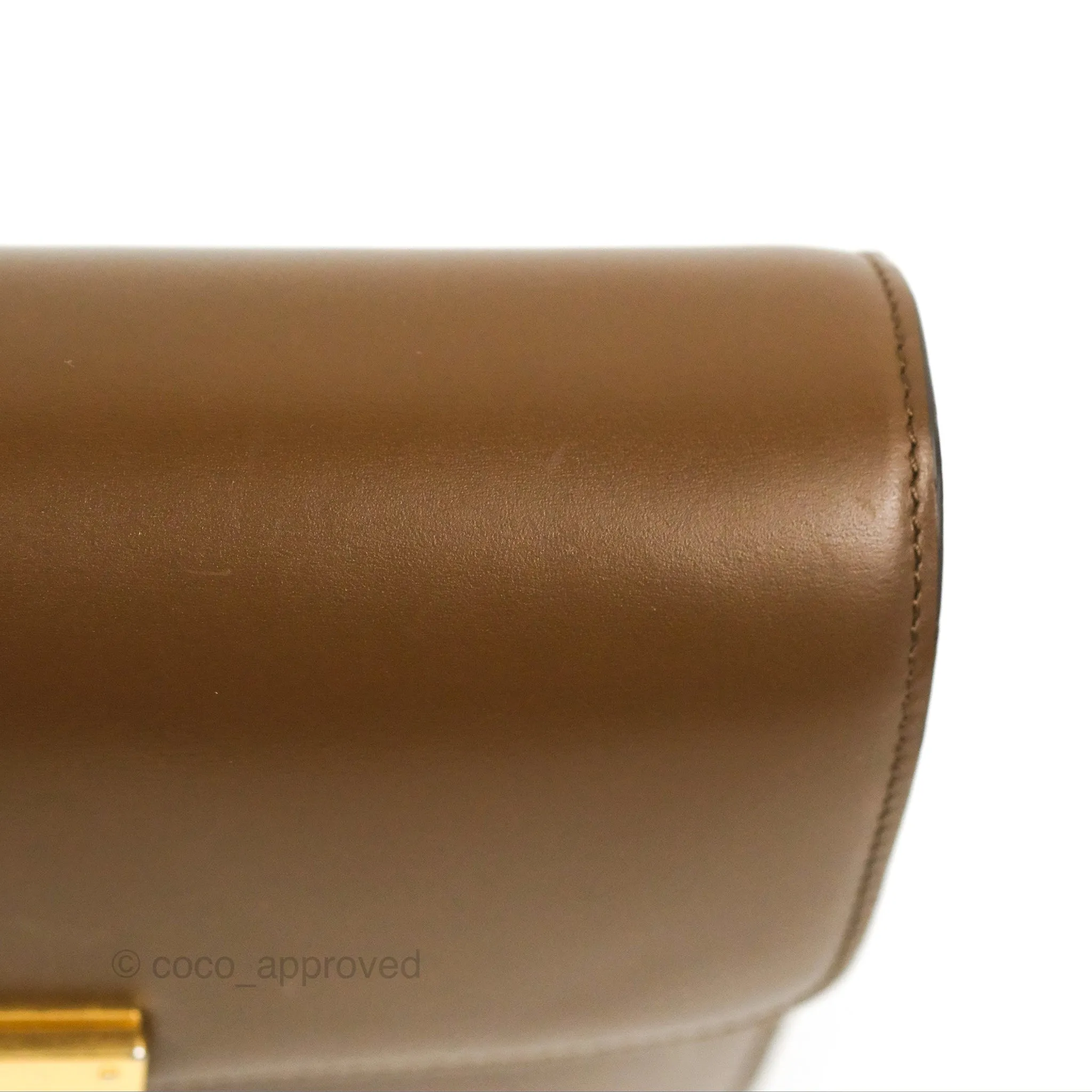 Celine Teen Classic Box Flap Caramel Box Calfskin