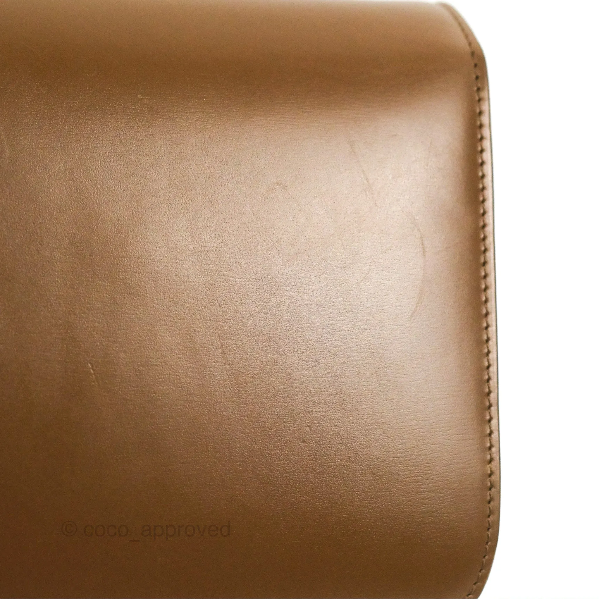 Celine Teen Classic Box Flap Caramel Box Calfskin