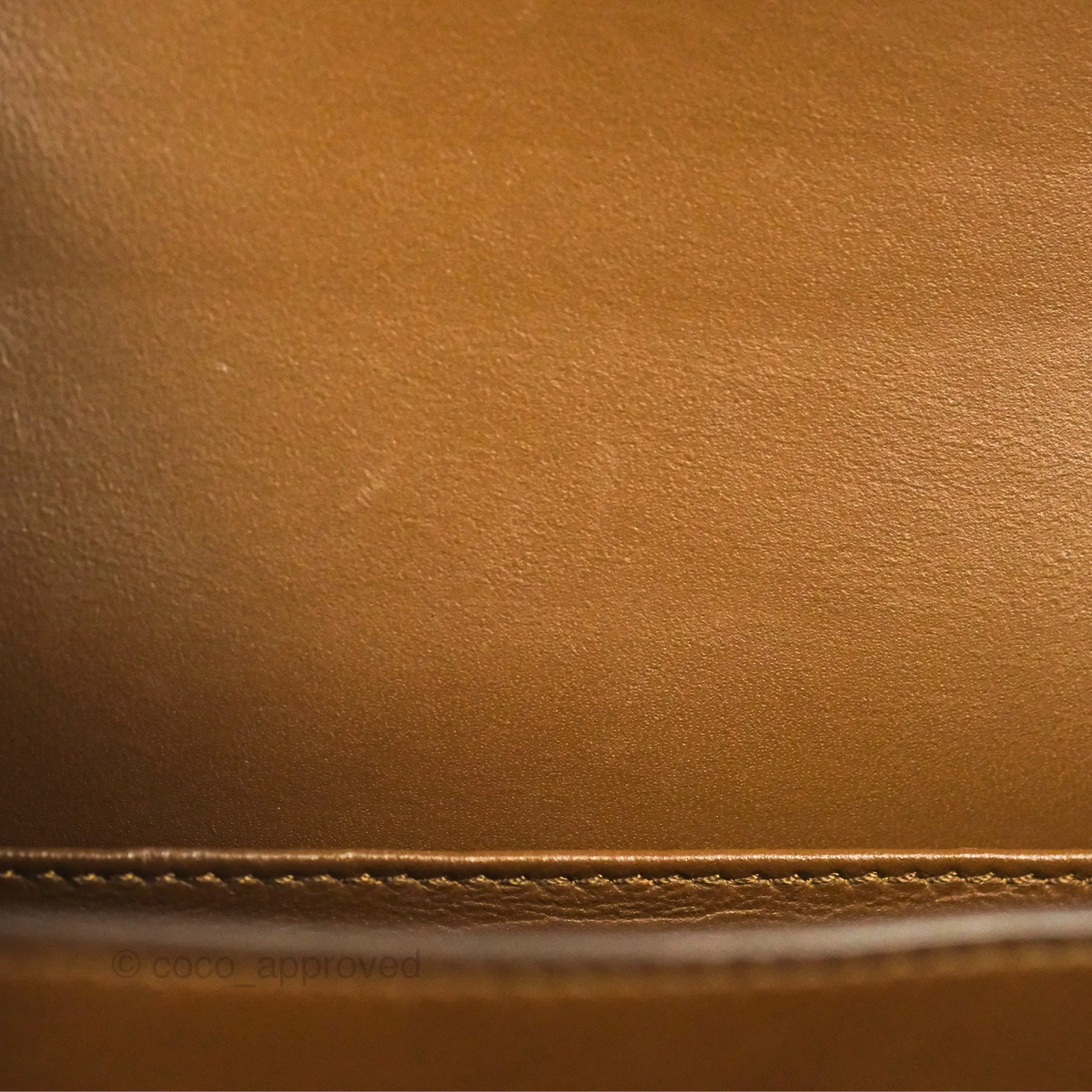 Celine Teen Classic Box Flap Caramel Box Calfskin