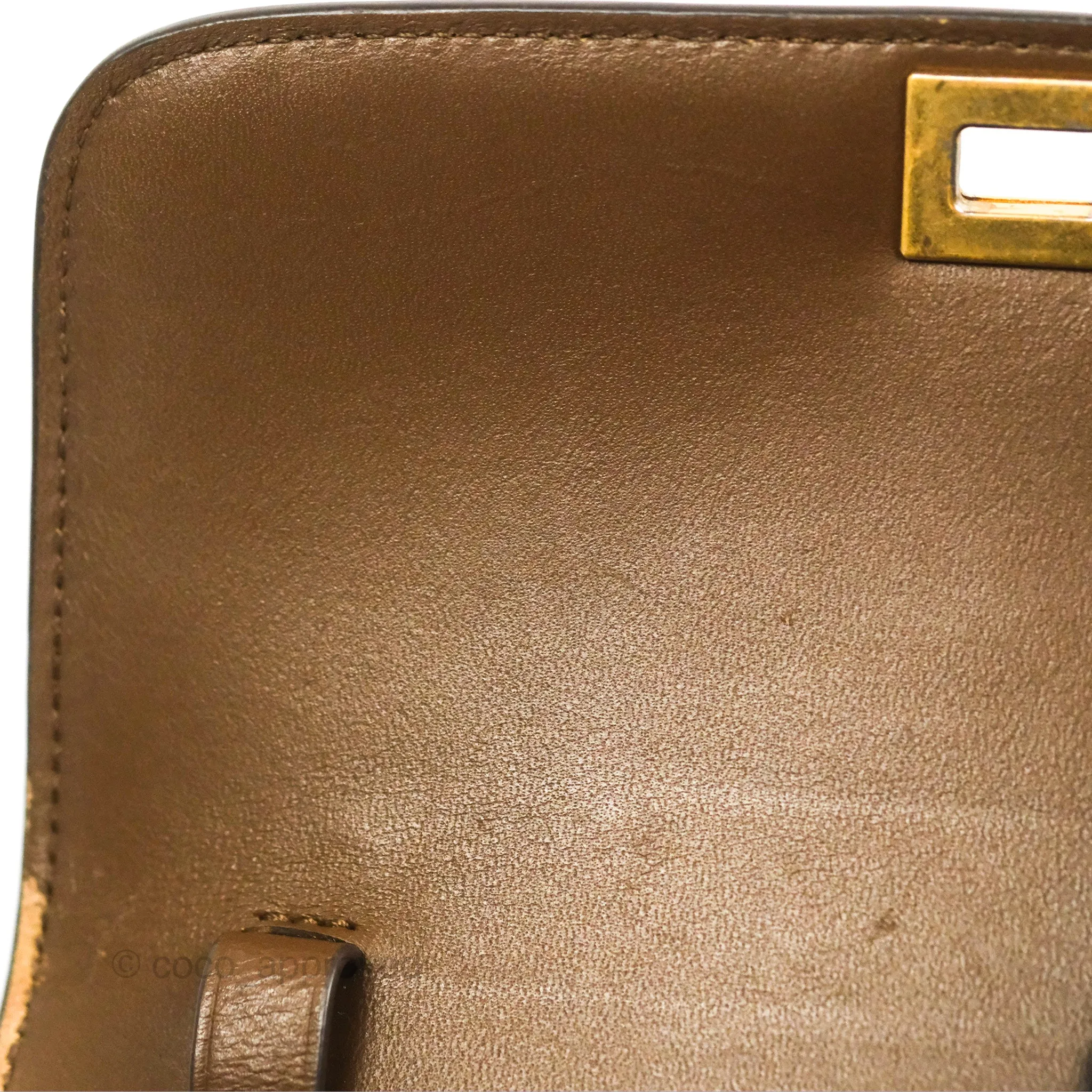 Celine Teen Classic Box Flap Caramel Box Calfskin