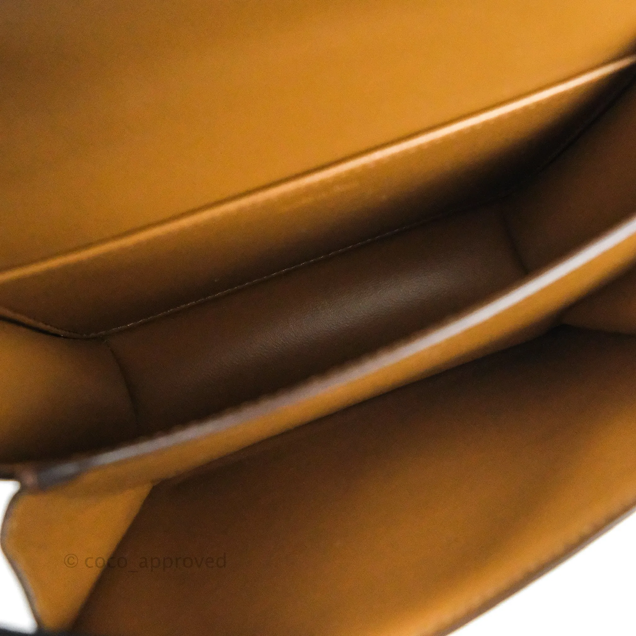 Celine Teen Classic Box Flap Caramel Calfskin