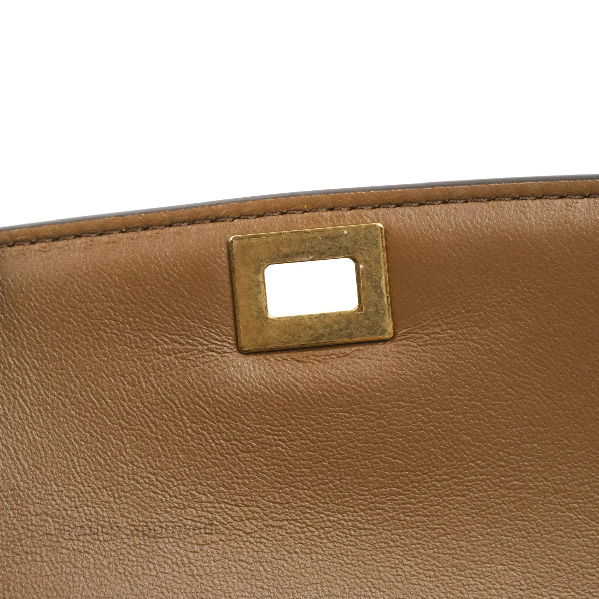 Celine Teen Classic Box Flap Caramel Calfskin