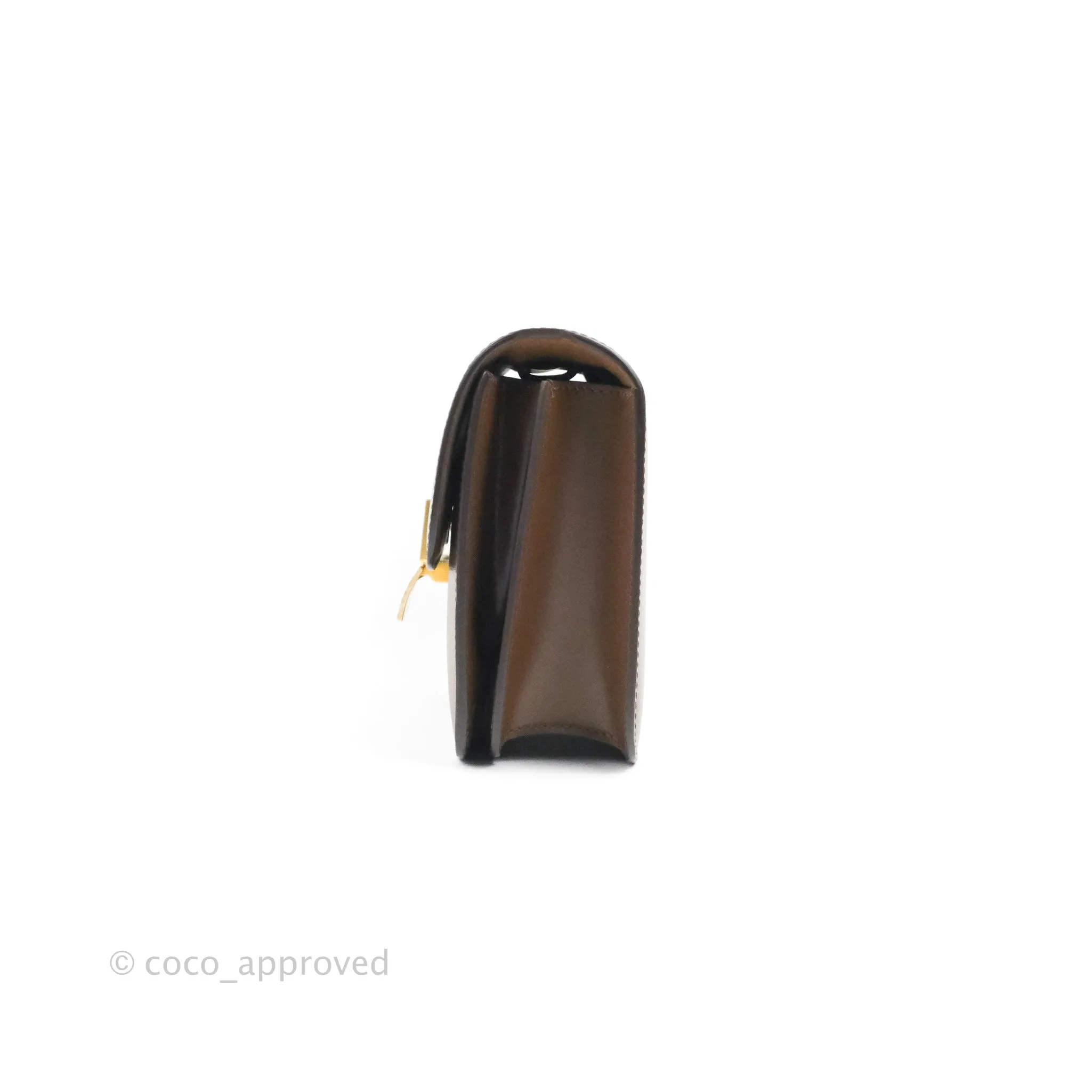 Celine Teen Classic Box Flap Caramel Calfskin