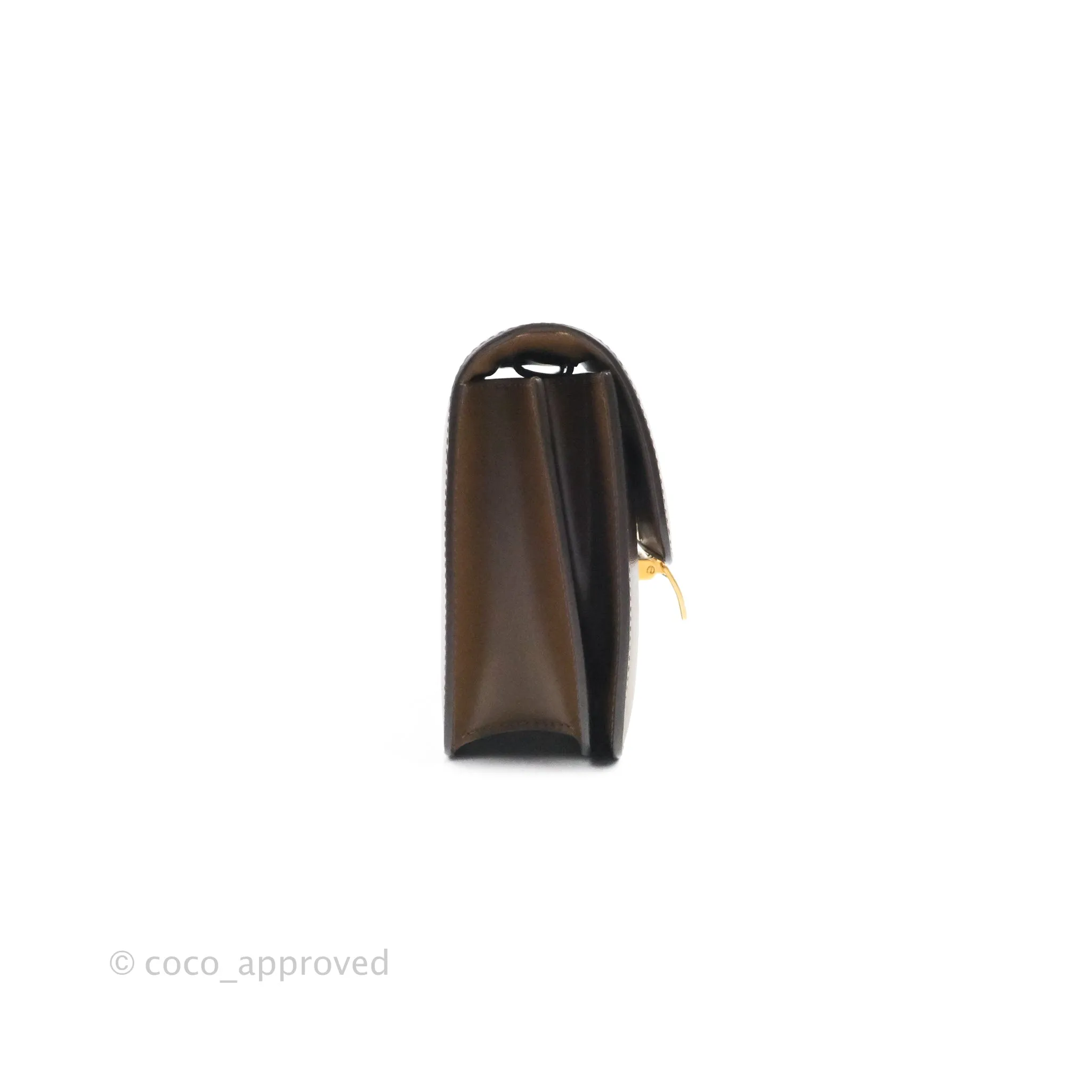 Celine Teen Classic Box Flap Caramel Calfskin
