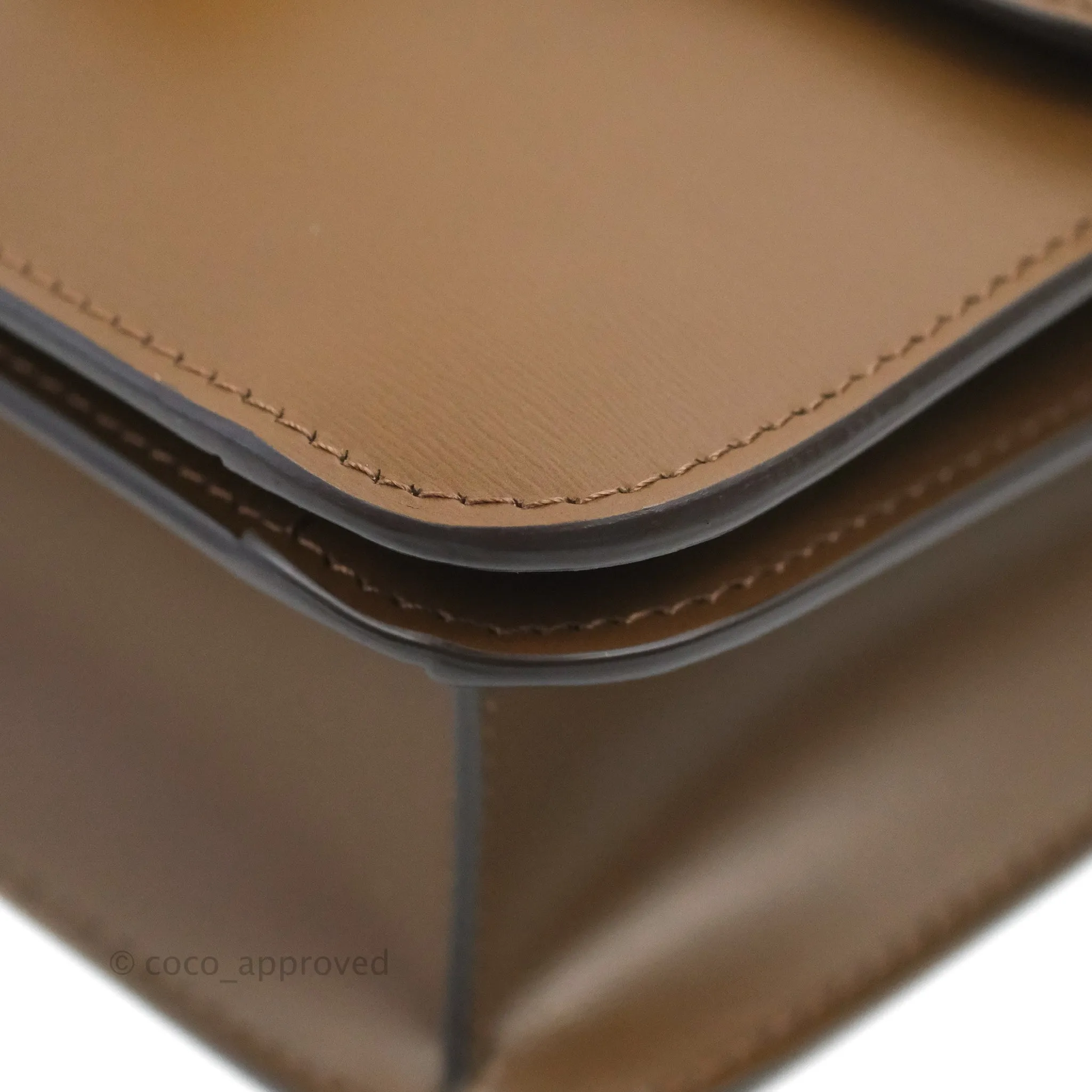 Celine Teen Classic Box Flap Caramel Calfskin