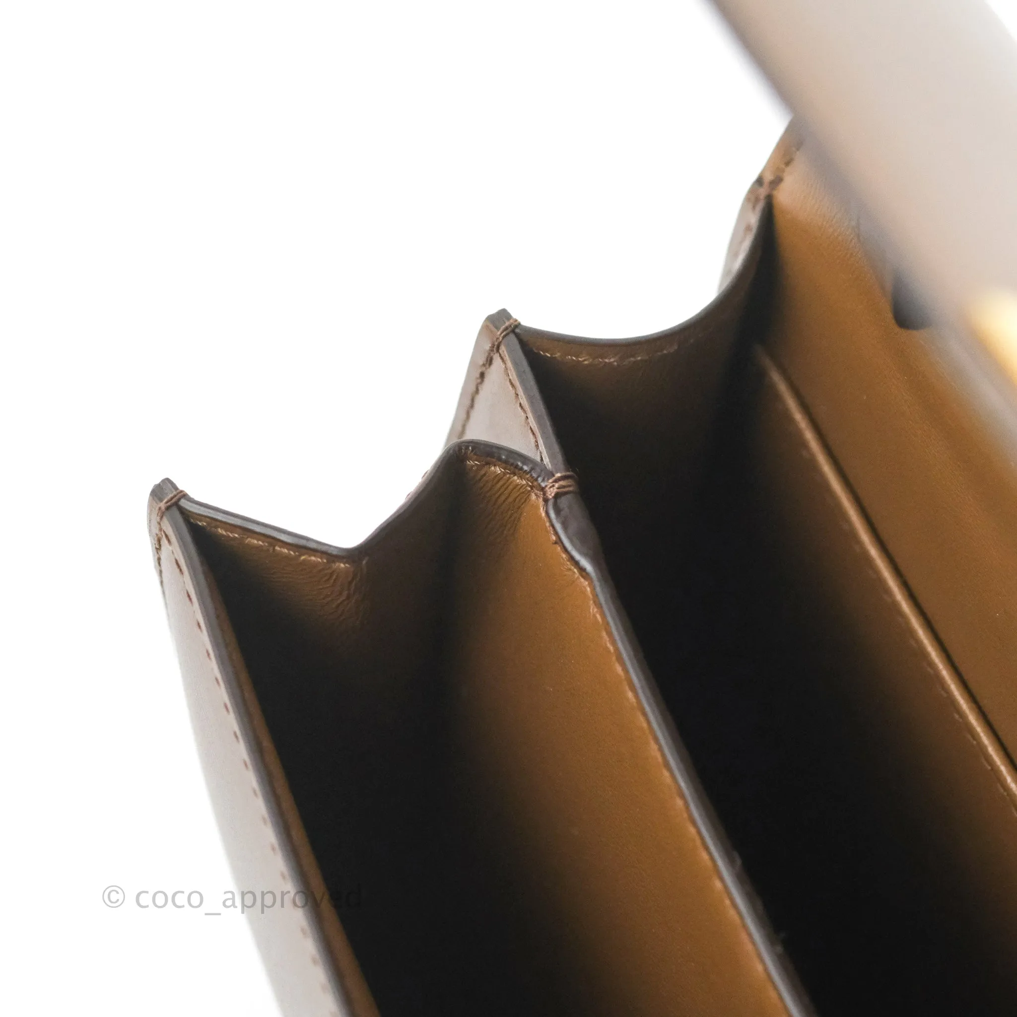 Celine Teen Classic Box Flap Caramel Calfskin