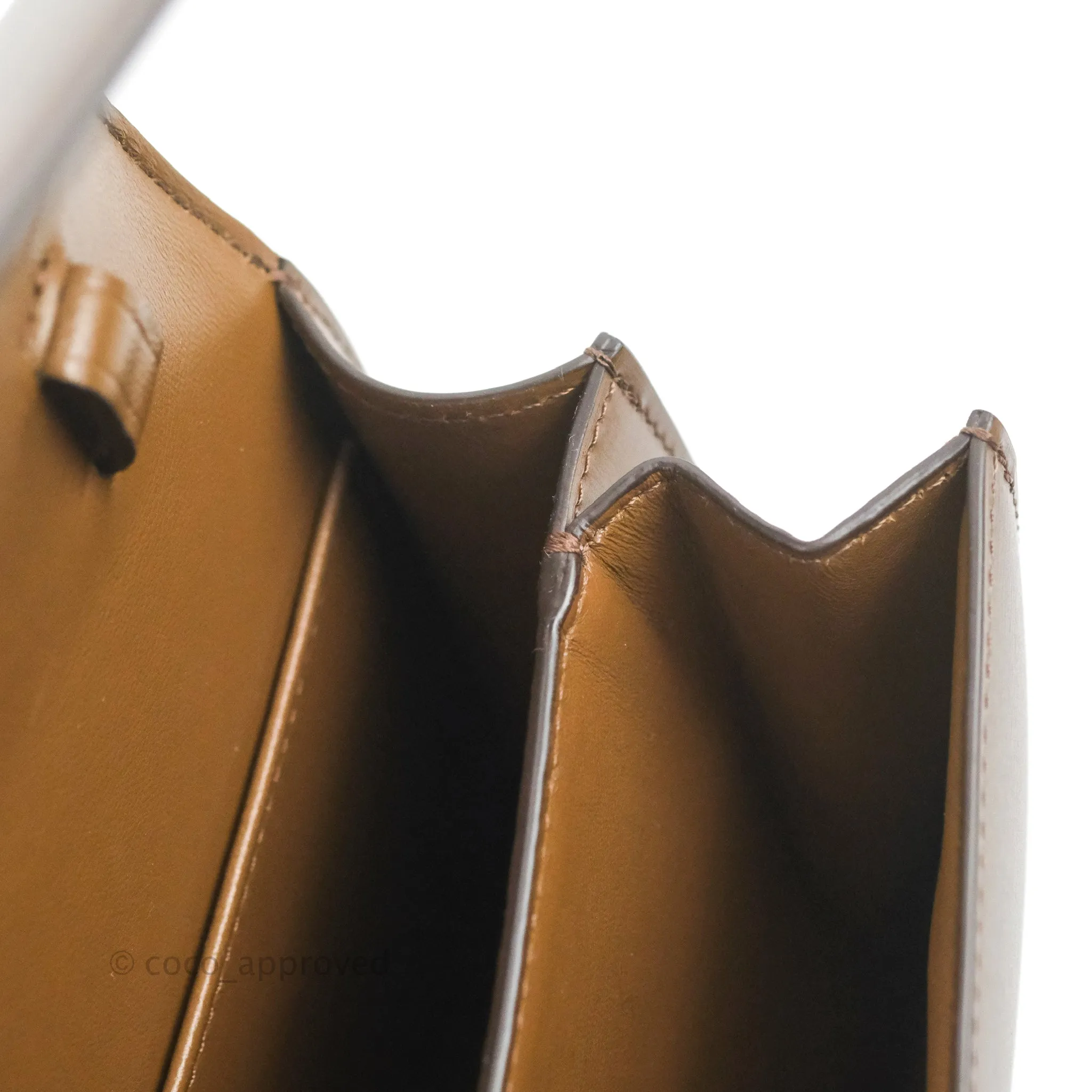 Celine Teen Classic Box Flap Caramel Calfskin