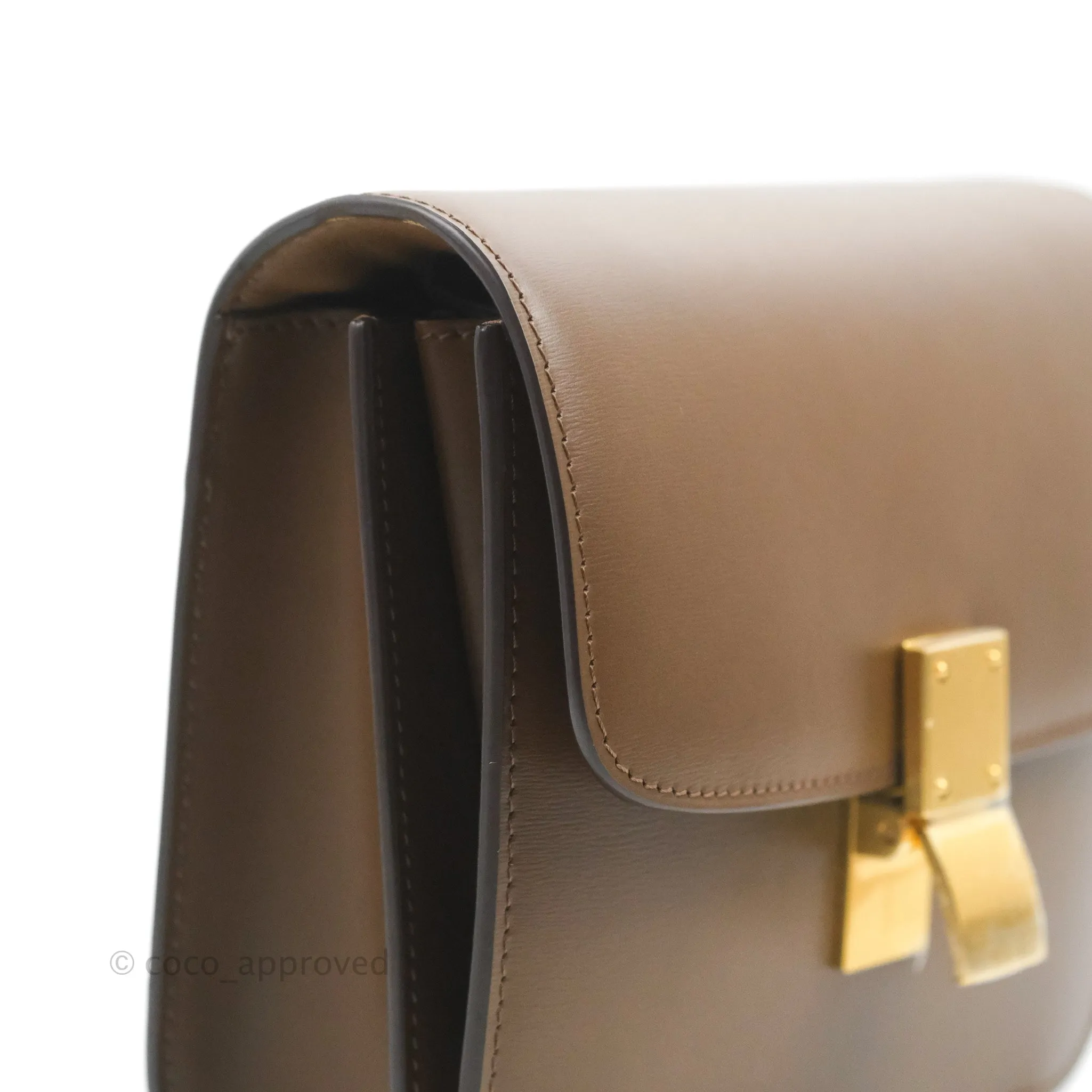 Celine Teen Classic Box Flap Caramel Calfskin