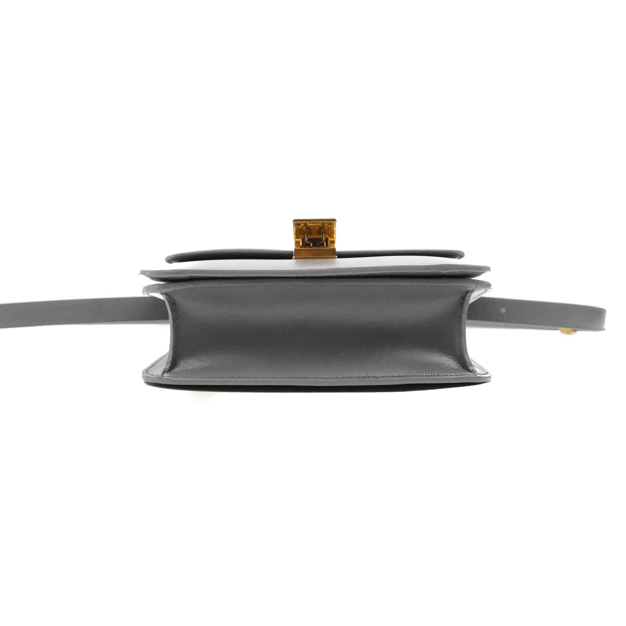 Celine Teen Classic Box Flap Light Grey Calfskin