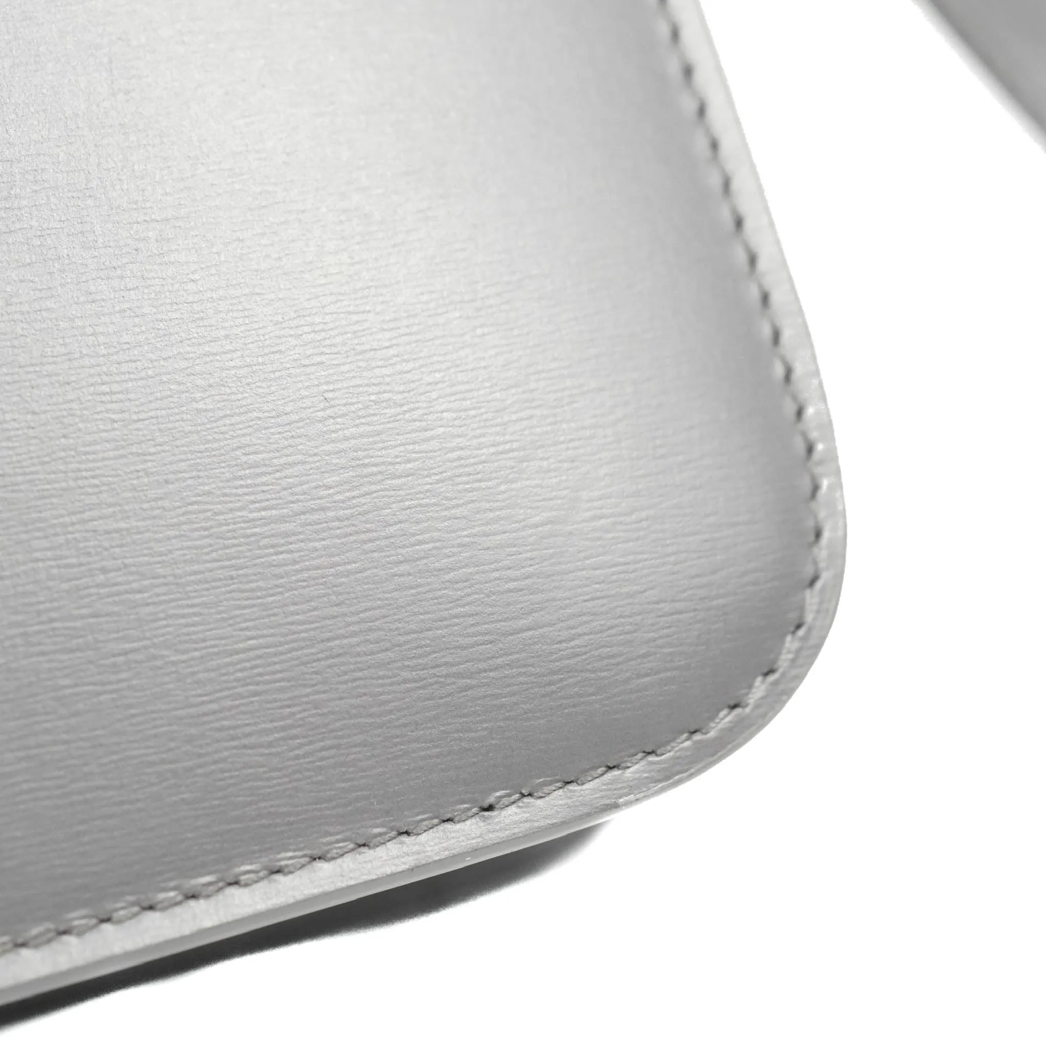 Celine Teen Classic Box Flap Light Grey Calfskin
