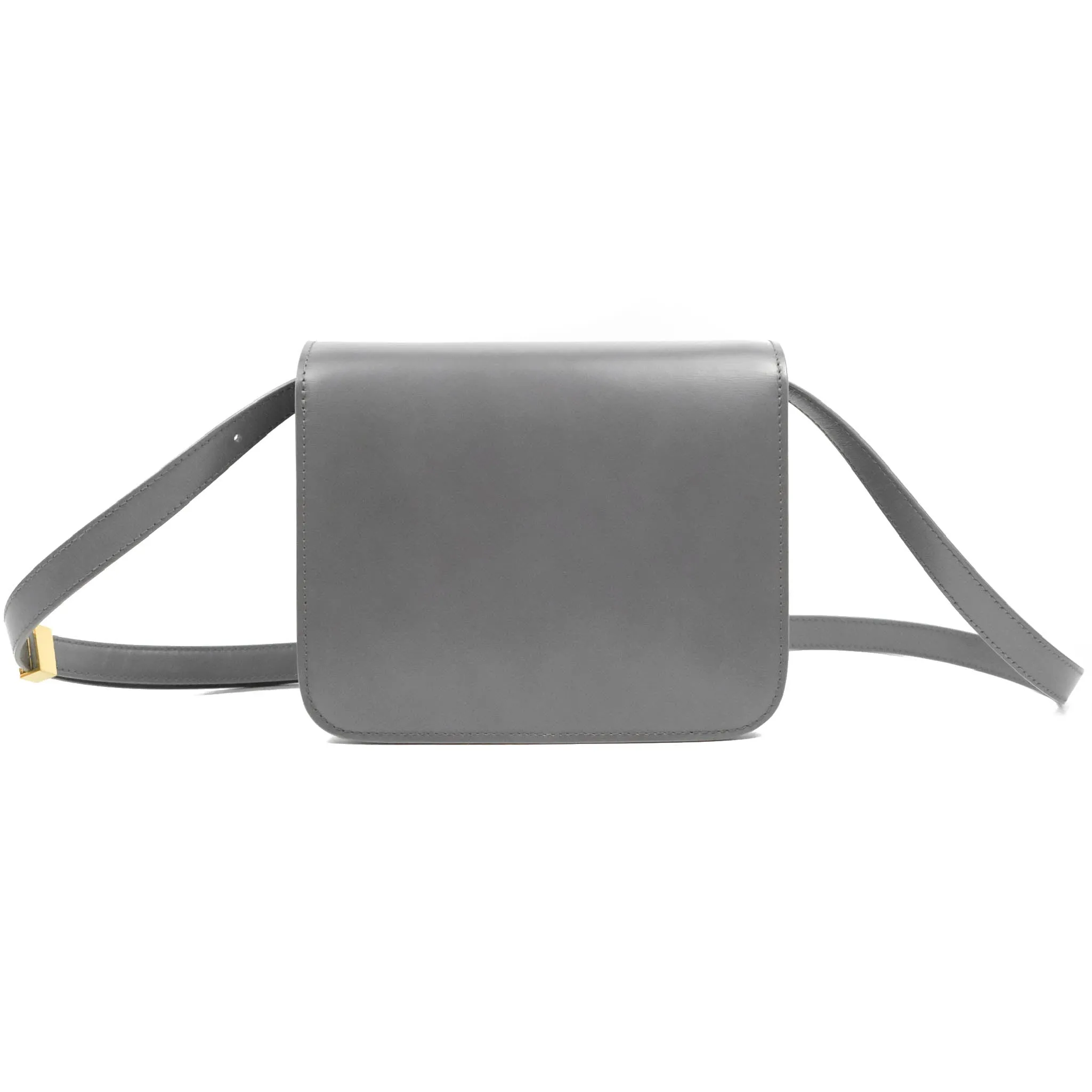 Celine Teen Classic Box Flap Light Grey Calfskin