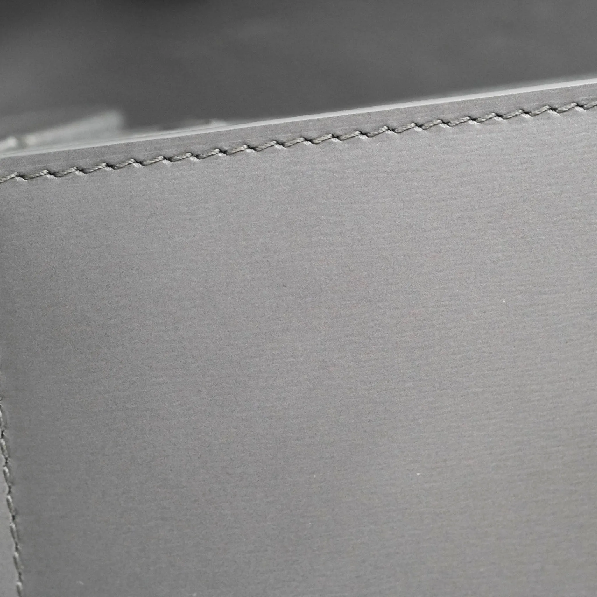 Celine Teen Classic Box Flap Light Grey Calfskin
