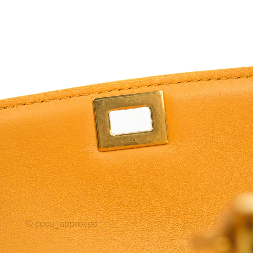 Celine Teen Classic Box Flap Sesame Calfskin