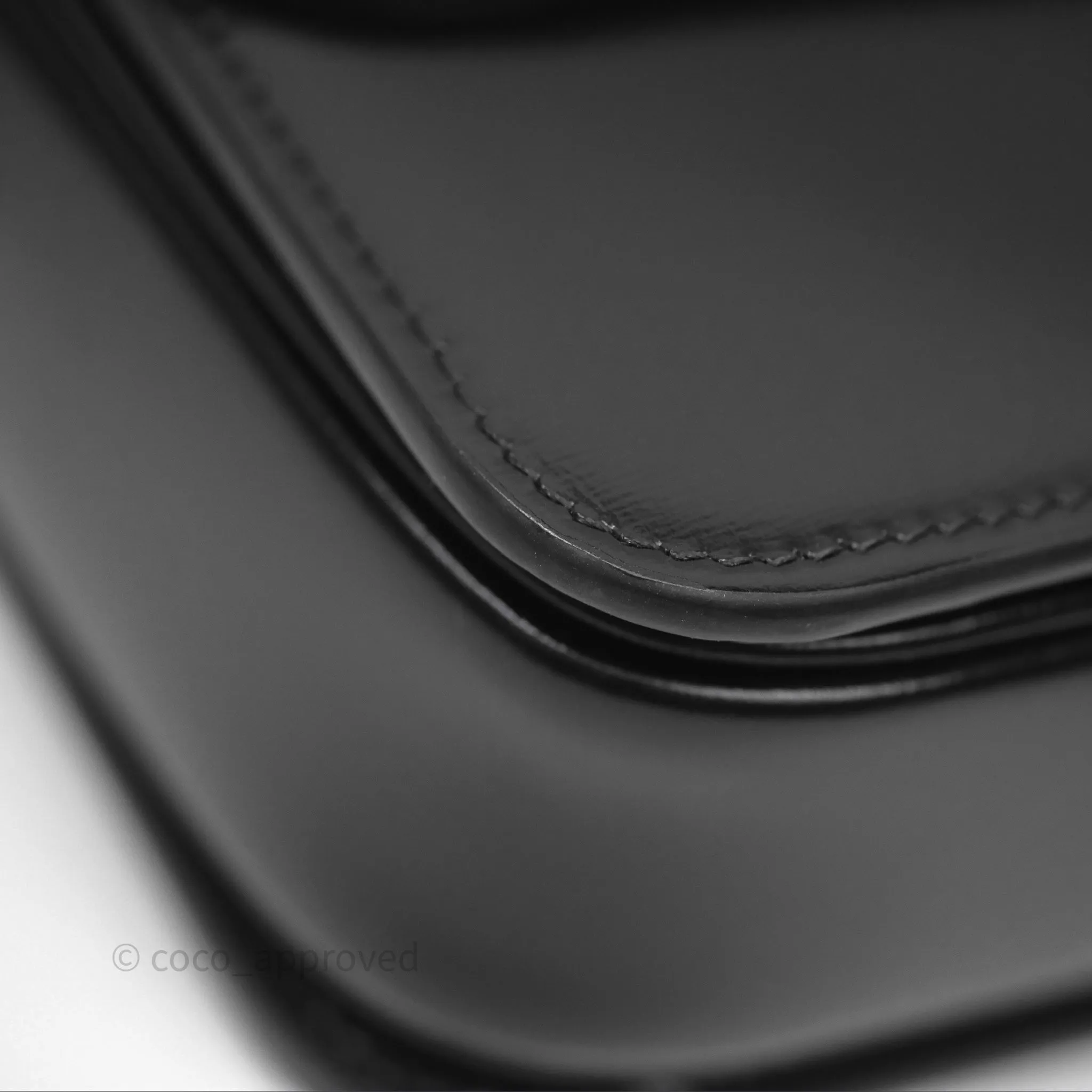 Celine Teen Triomphe Bag Shiny Calfskin Black
