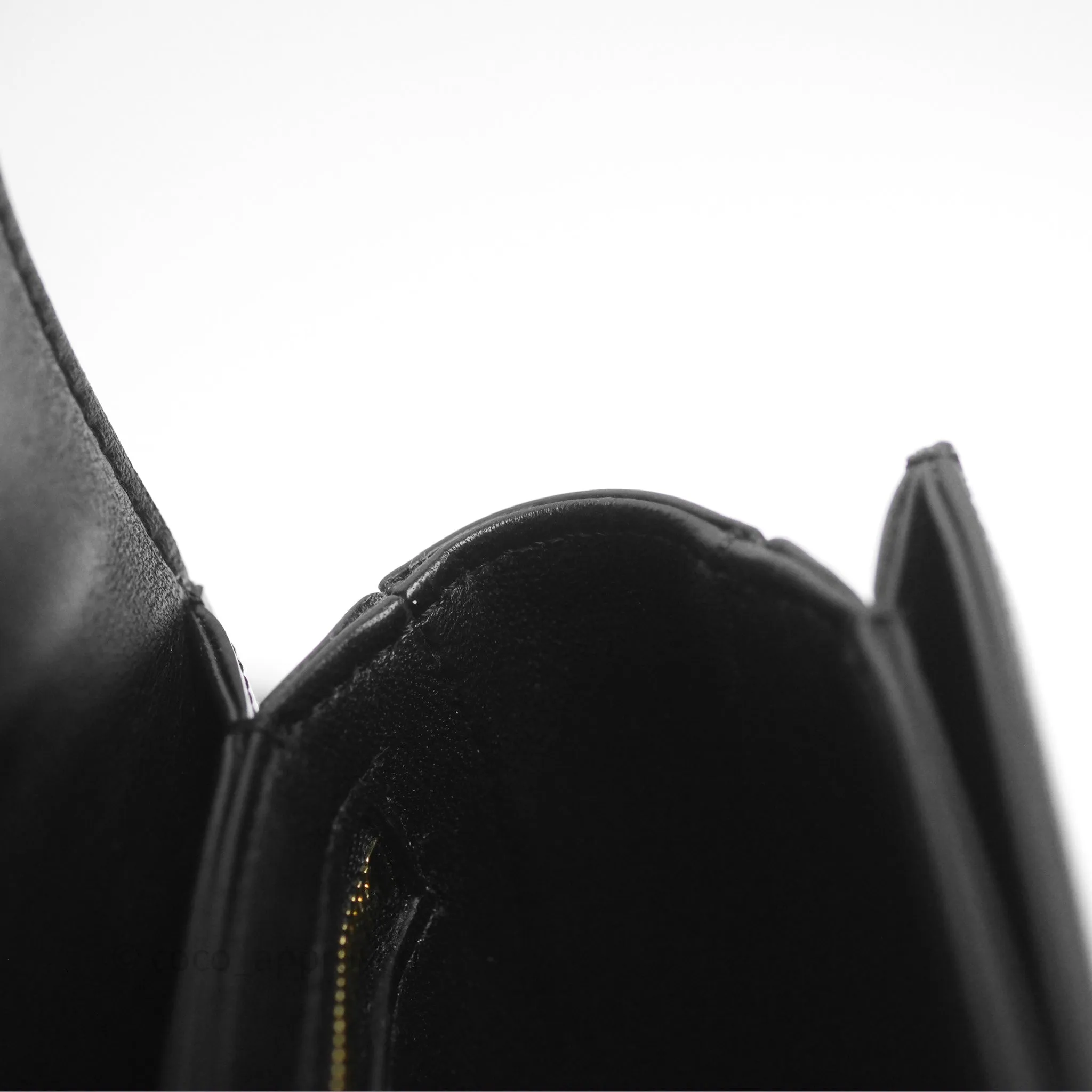 Celine Teen Triomphe Bag Shiny Calfskin Black