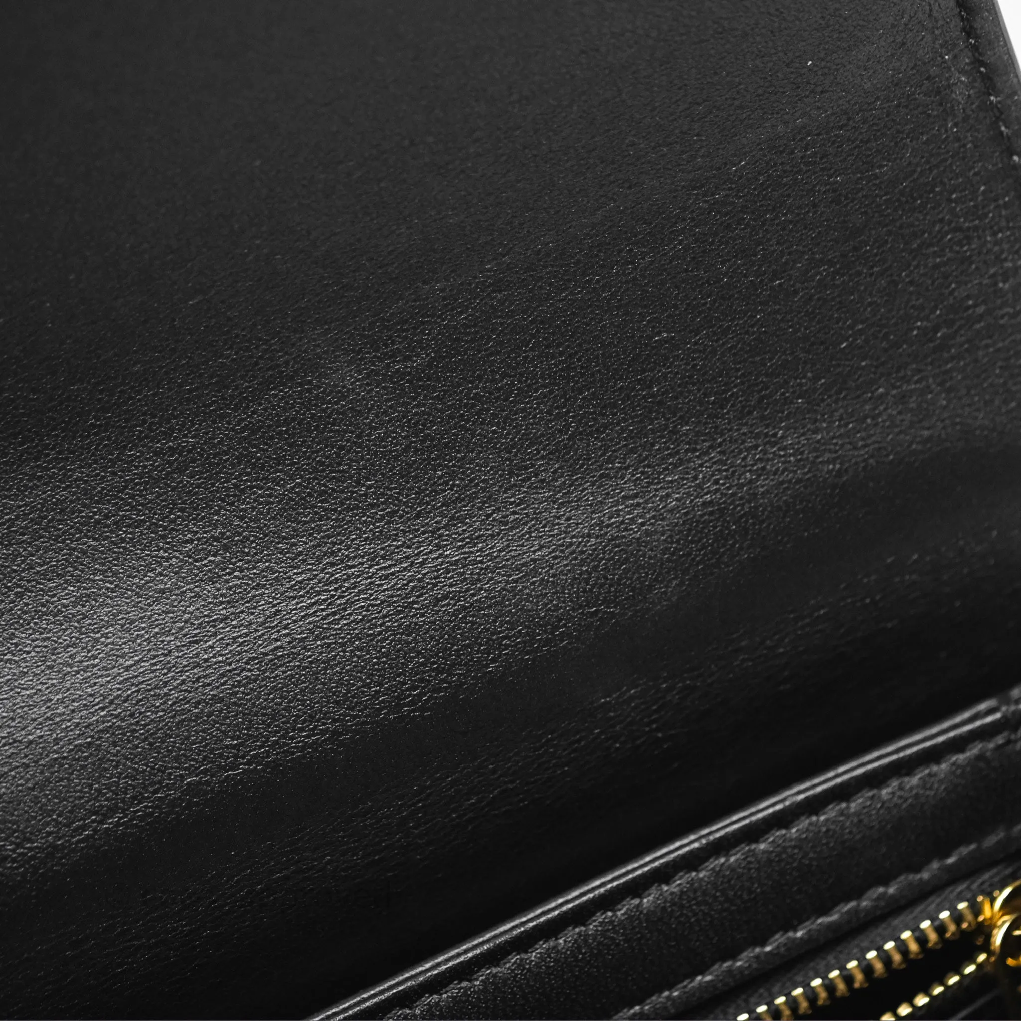 Celine Teen Triomphe Bag Shiny Calfskin Black